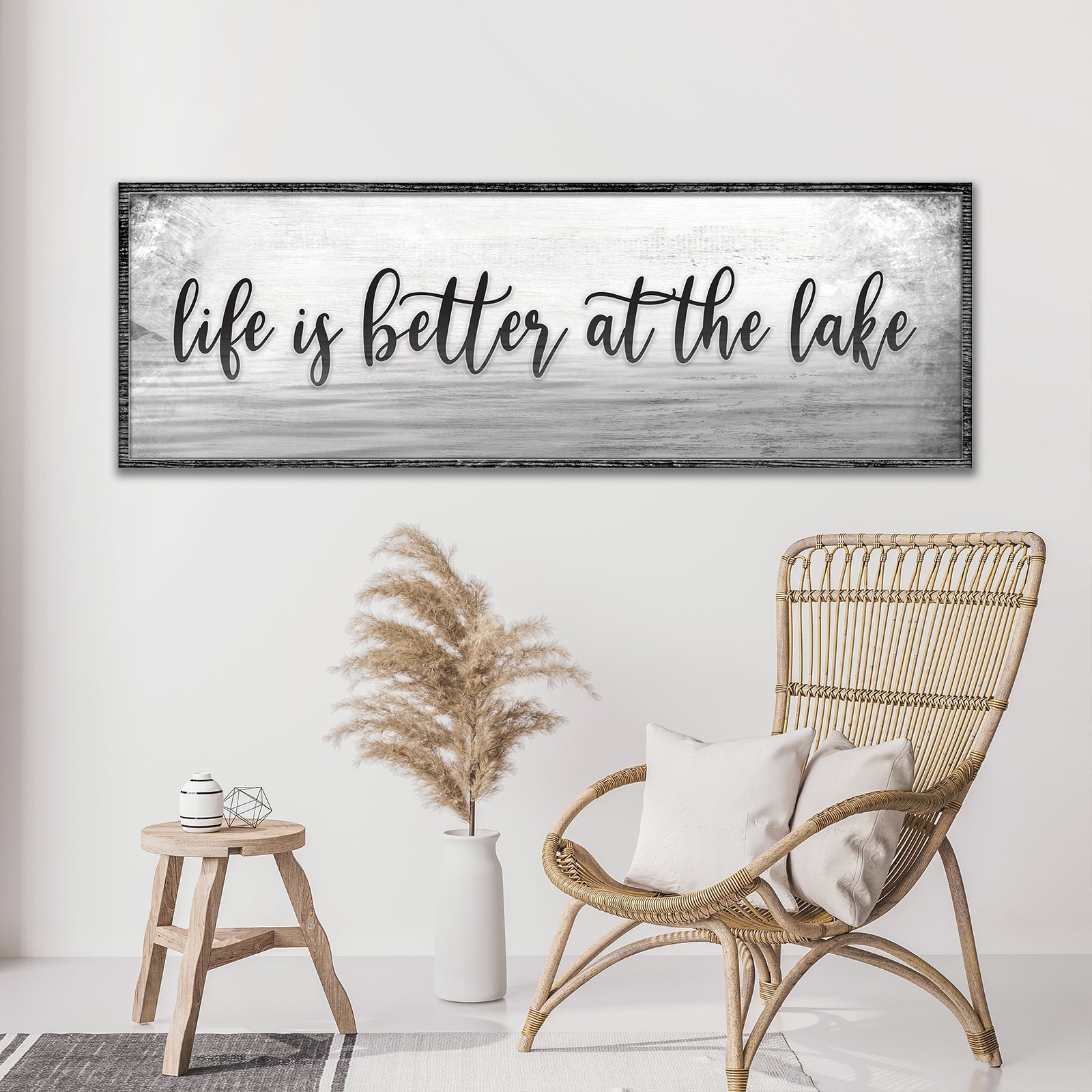 Life Is Better At The Lake Sign on sale at MyriadMart