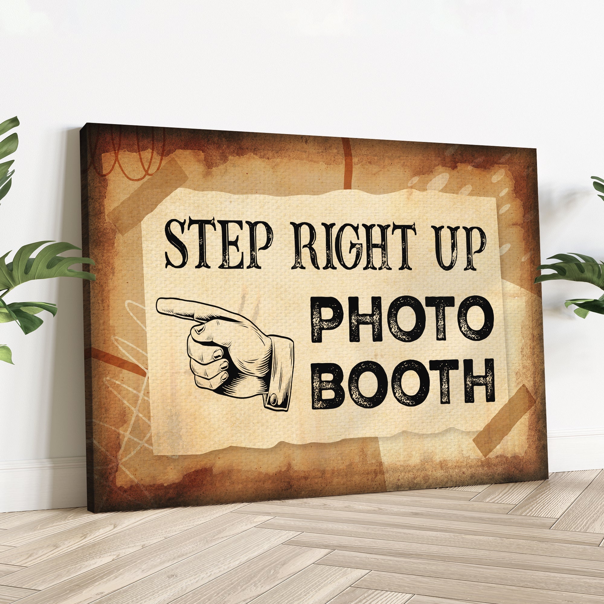 Step Right Up Photo Booth Sign on sale at MyriadMart