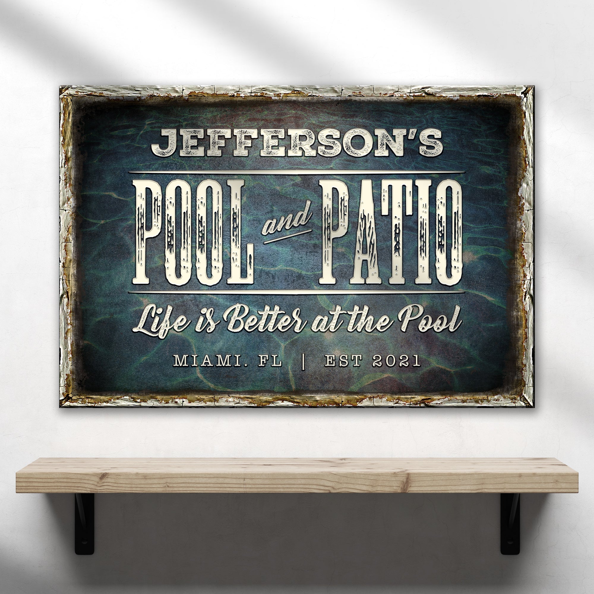 Pool And Patio Sign on sale at MyriadMart