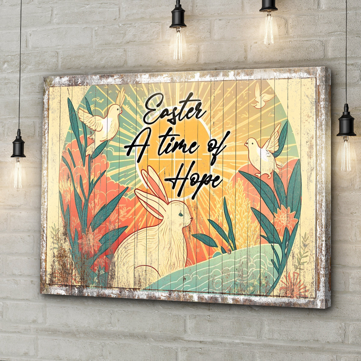 Easter A Time Of Hope Sign on sale at MyriadMart