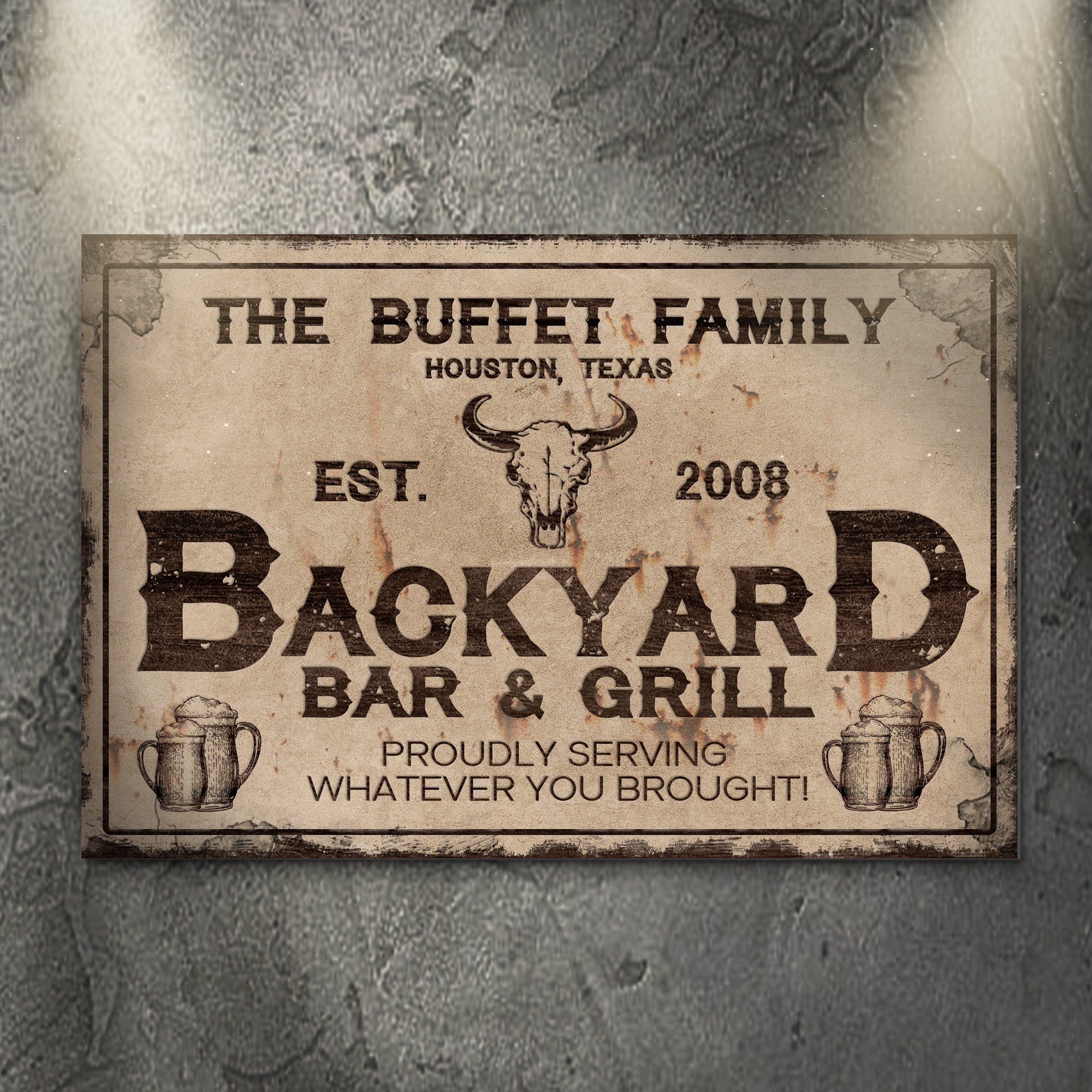Backyard Bar & Grill Sign VIII on sale at MyriadMart