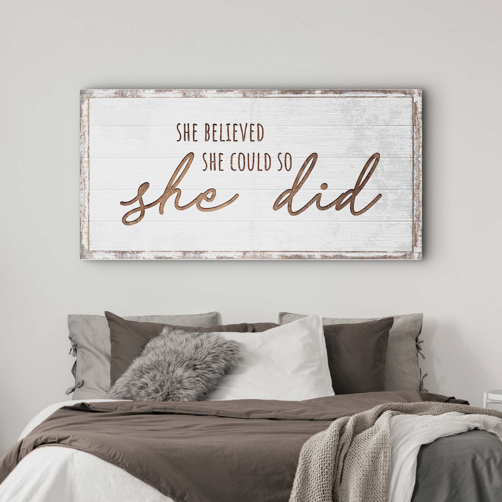 She Believed She Could So She Did Sign on sale at MyriadMart