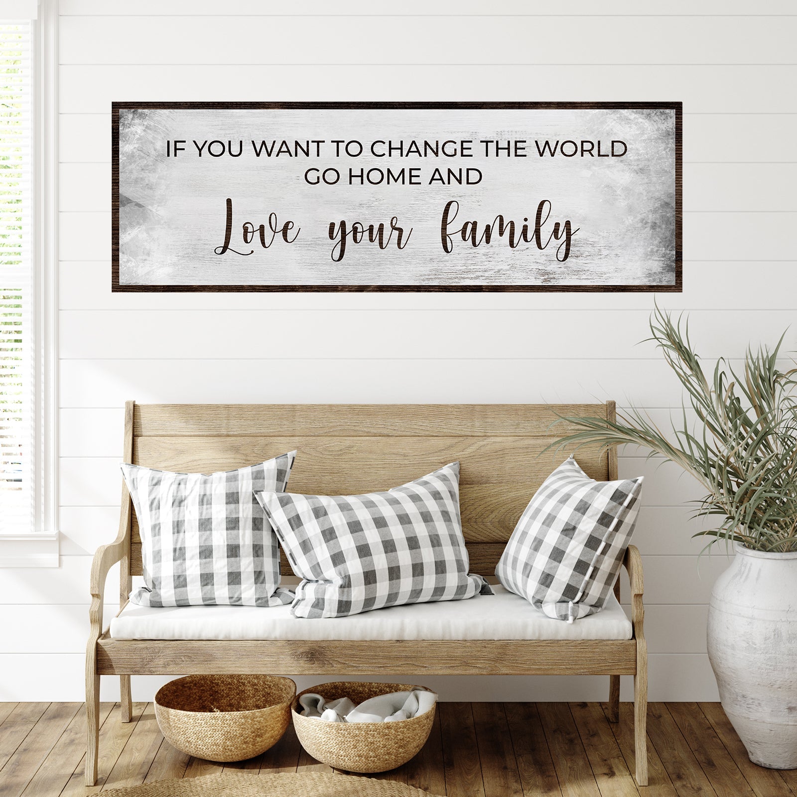 Go Home And Love Your Family Sign III on sale at MyriadMart