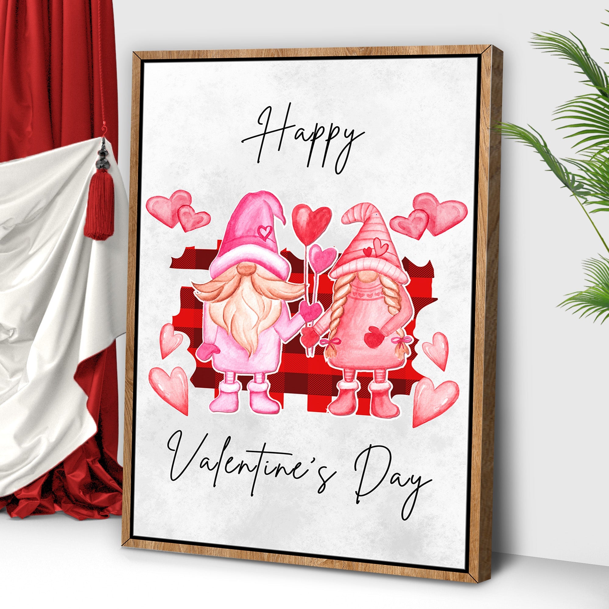 Valentine's Gnomes Sign on sale at MyriadMart