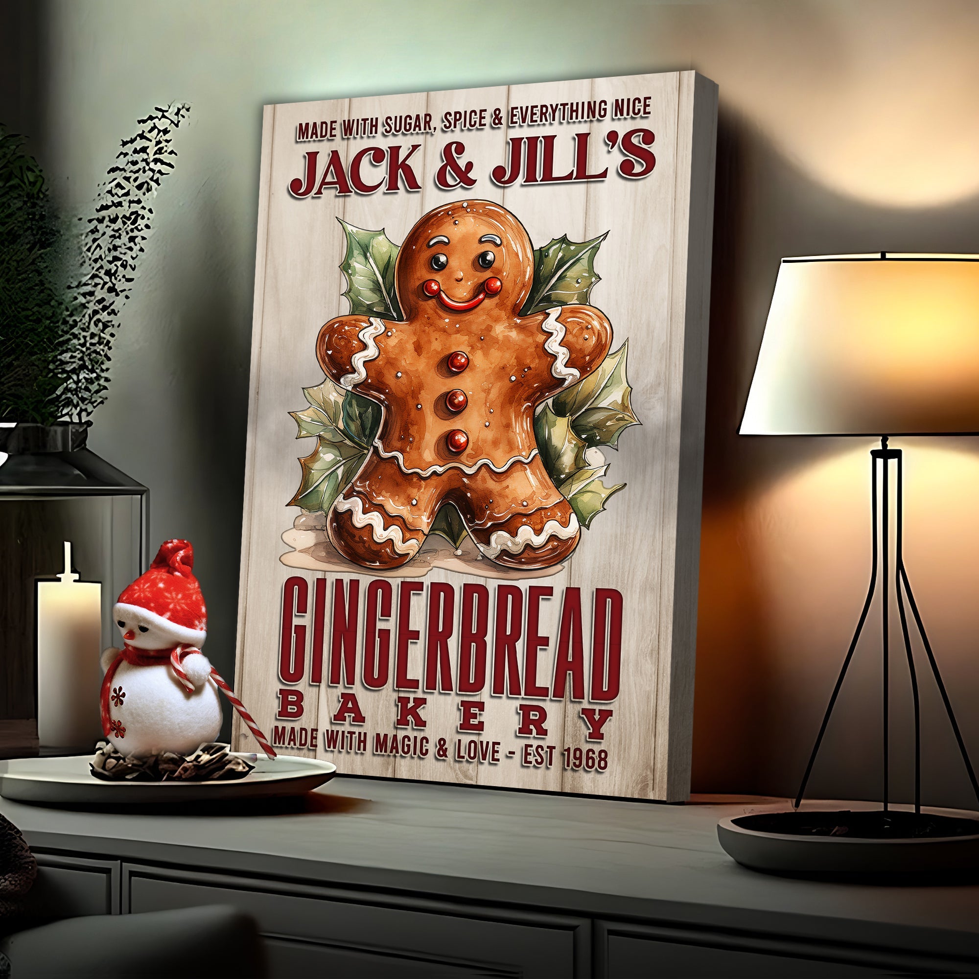 Made With Magic & Love Bakery Sign on sale at MyriadMart