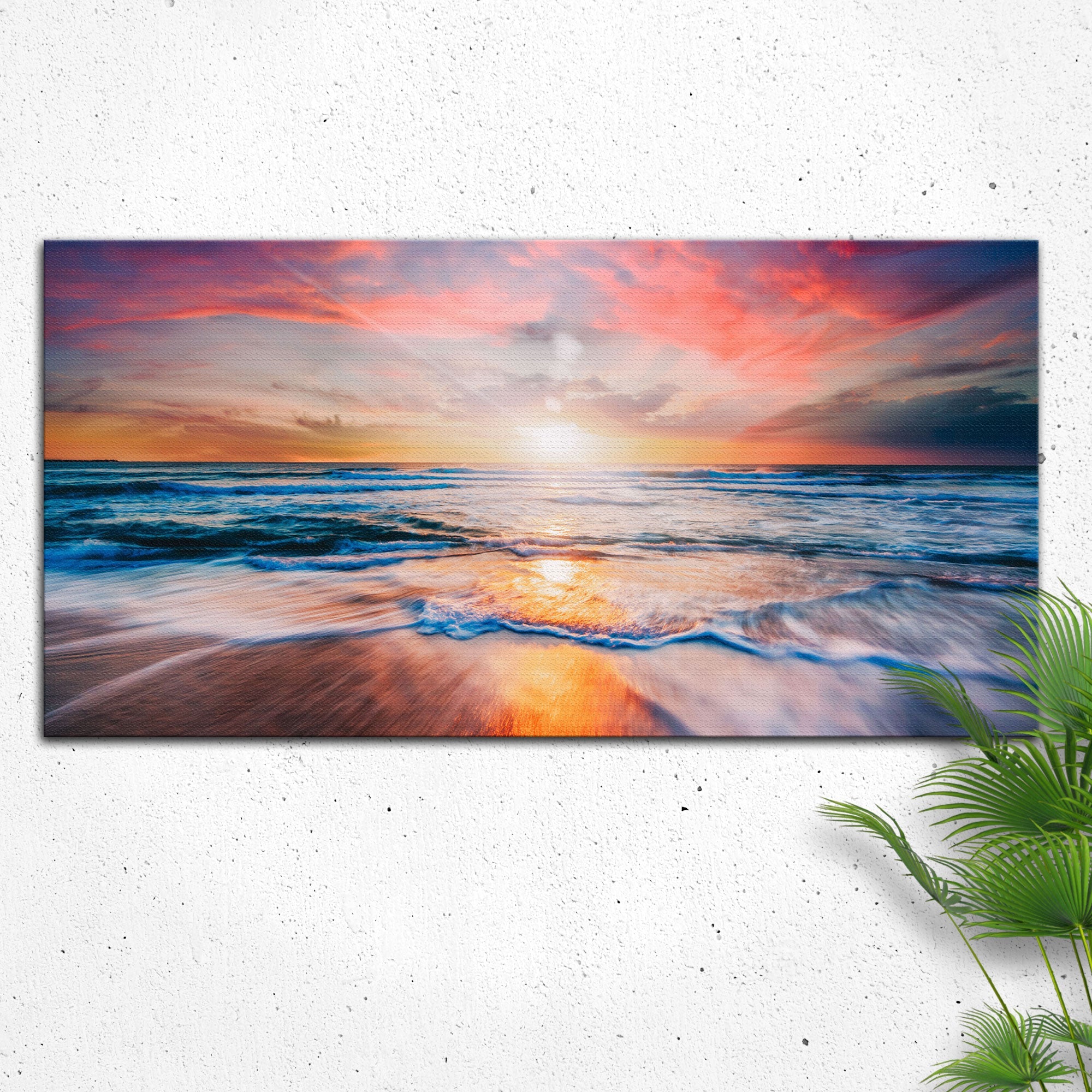Sunrise Over The Horizon Canvas Wall Art on sale at MyriadMart