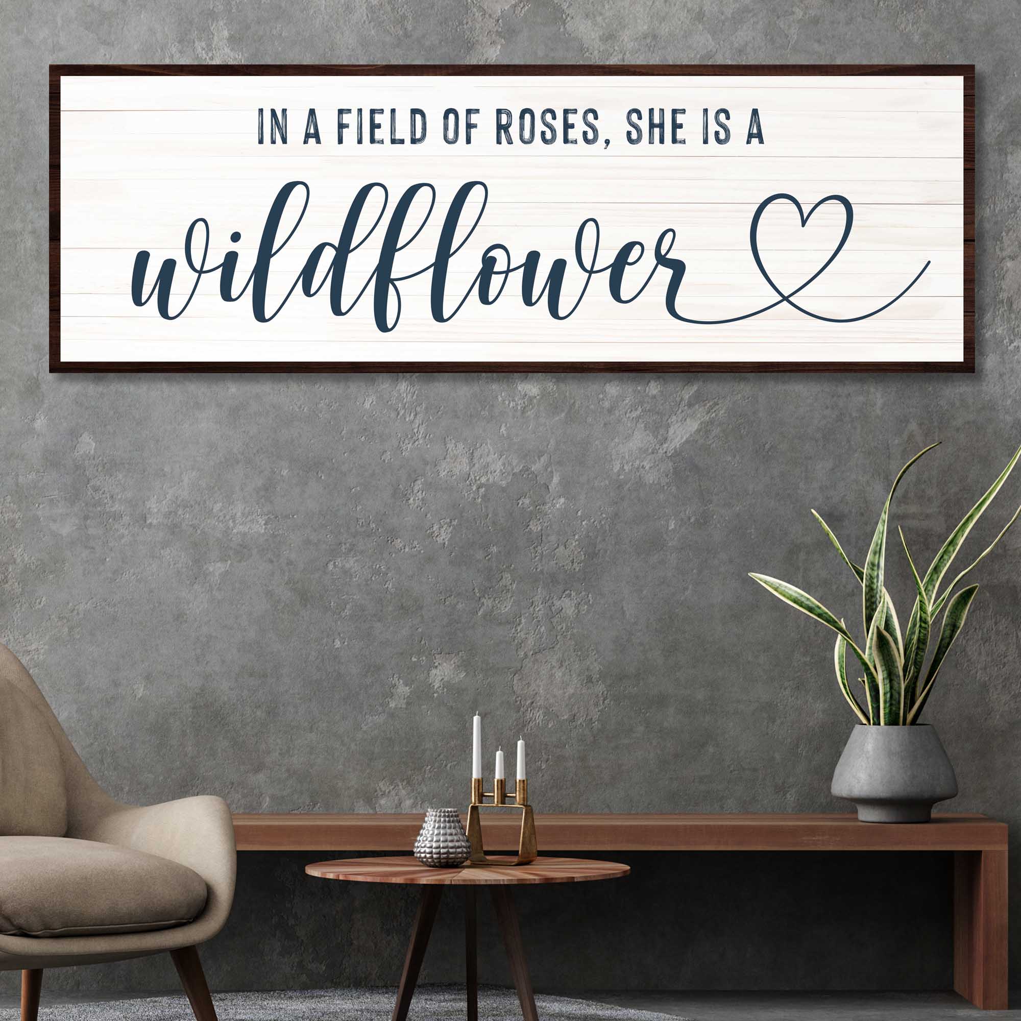 She Is A Wildflower Sign II on sale at MyriadMart