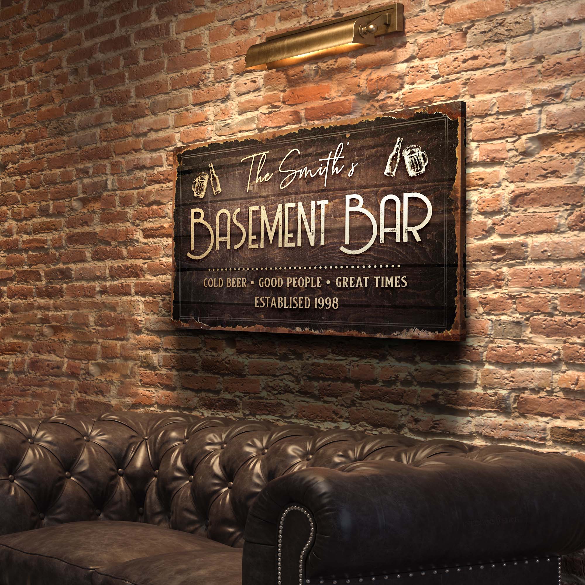 Family Basement Bar Sign II on sale at MyriadMart