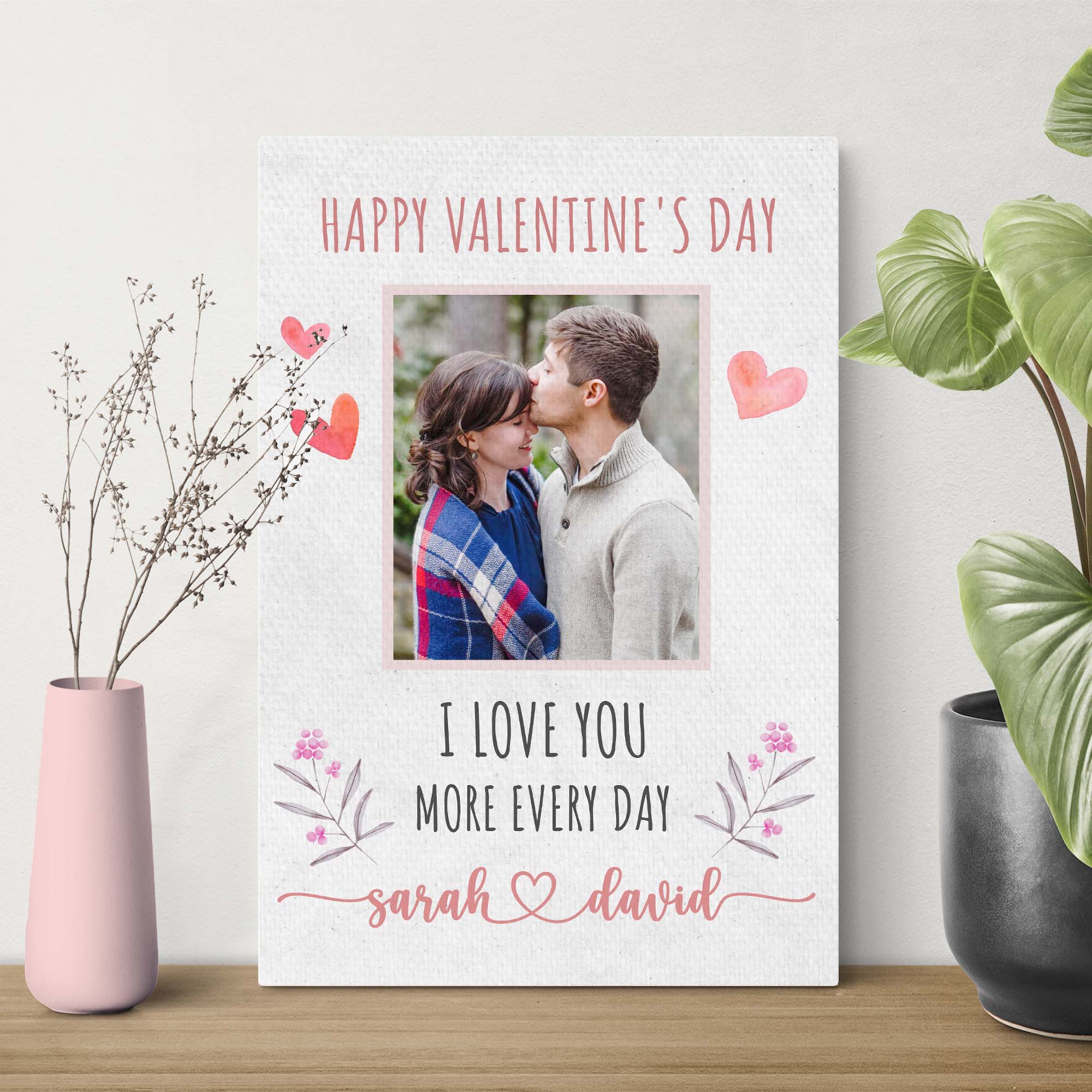 I Love You More Every Day Romantic Sign on sale at MyriadMart