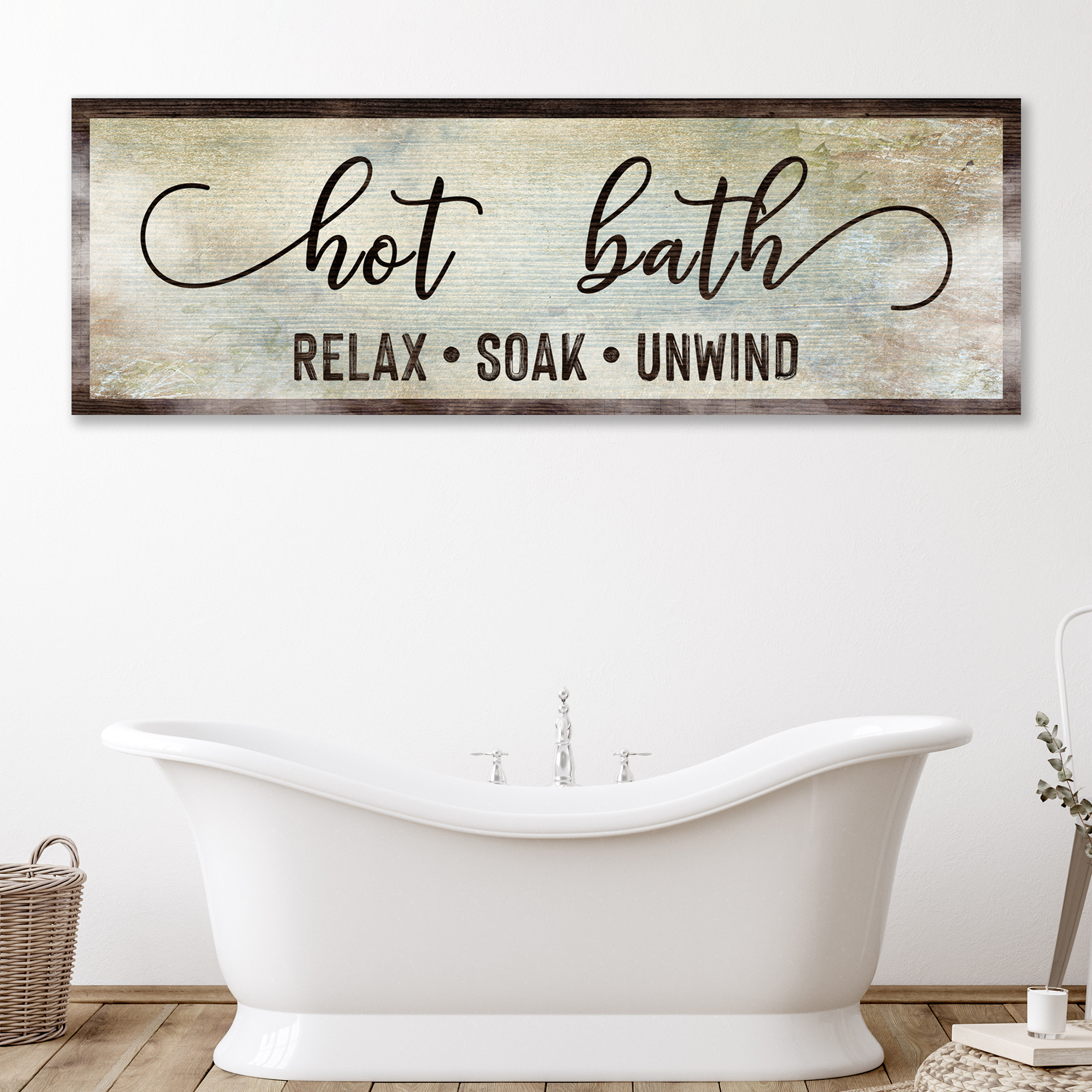 Hot Bath Sign on sale at MyriadMart