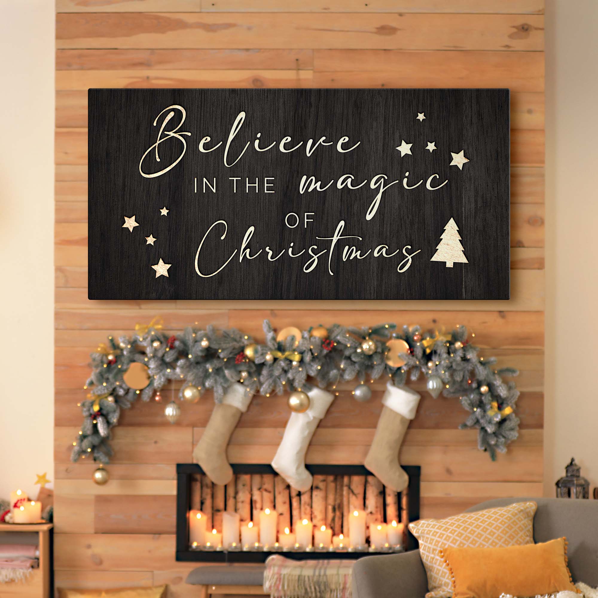 Believe In The Magic Of Christmas Sign II on sale at MyriadMart