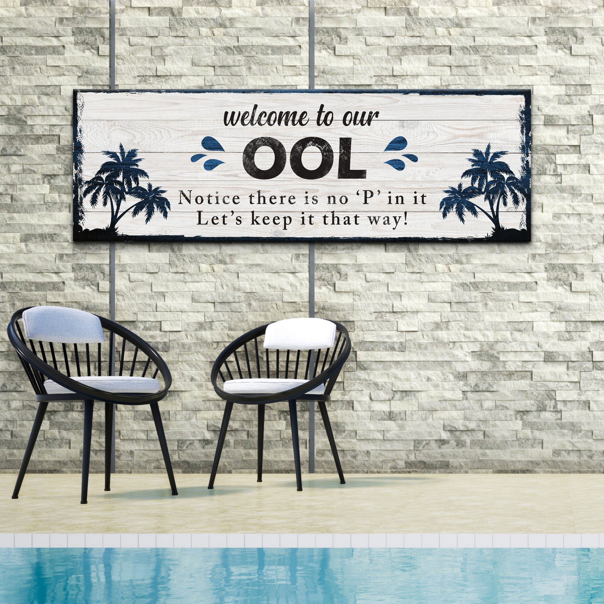 Welcome To Our Pool Sign on sale at MyriadMart