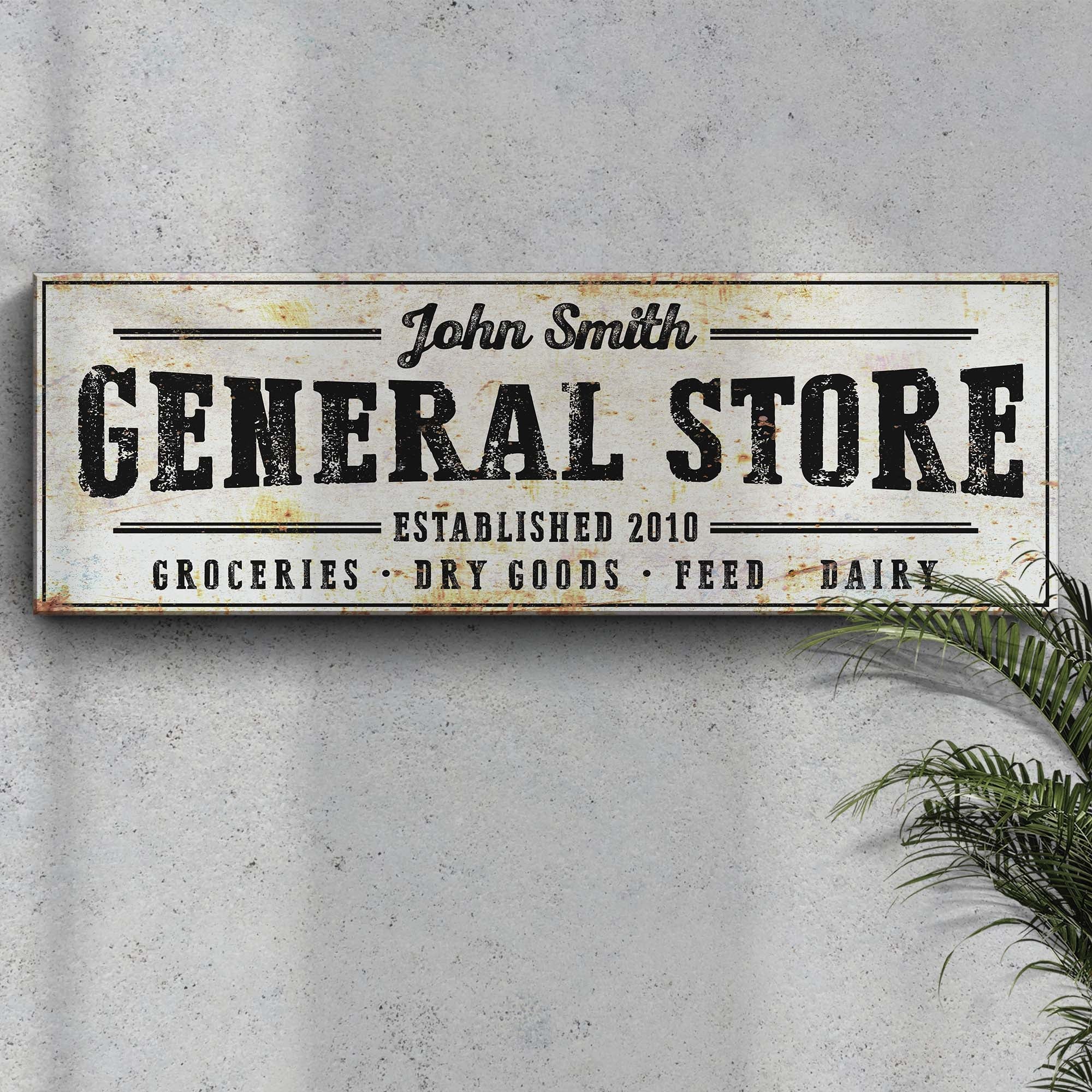 Rustic General Store Sign on sale at MyriadMart