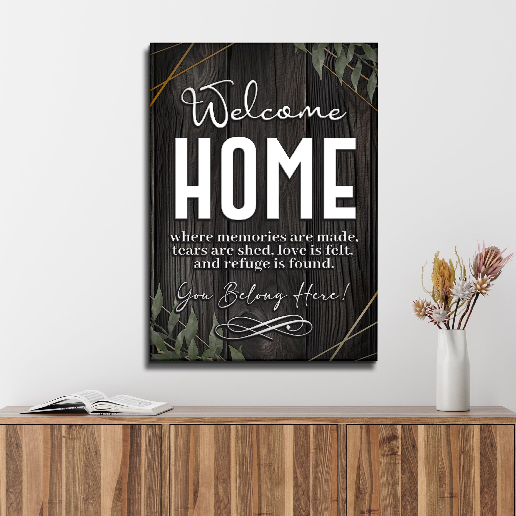 You Belong Here Welcome Home Entryway Sign on sale at MyriadMart