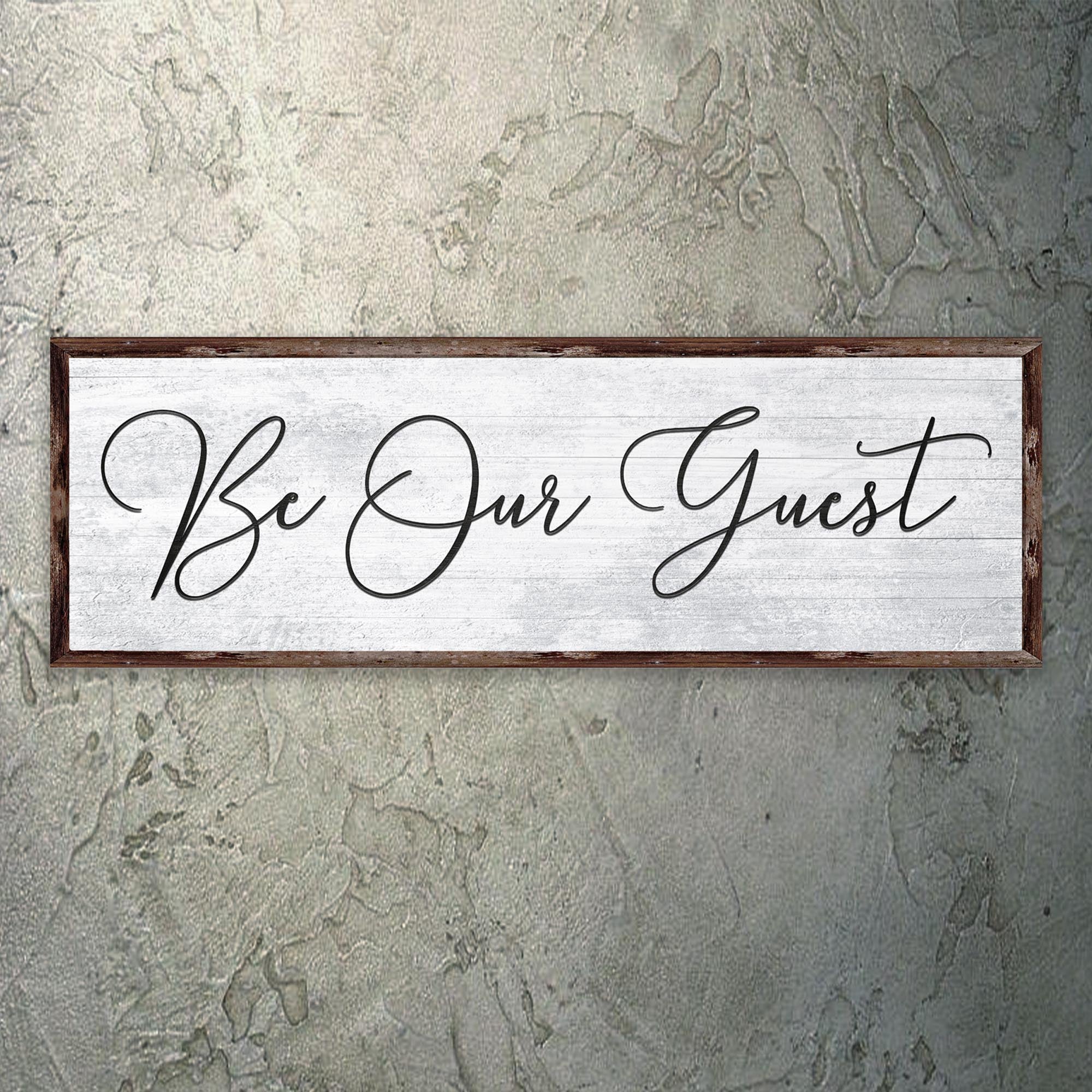 Be Our Guest Sign IV on sale at MyriadMart