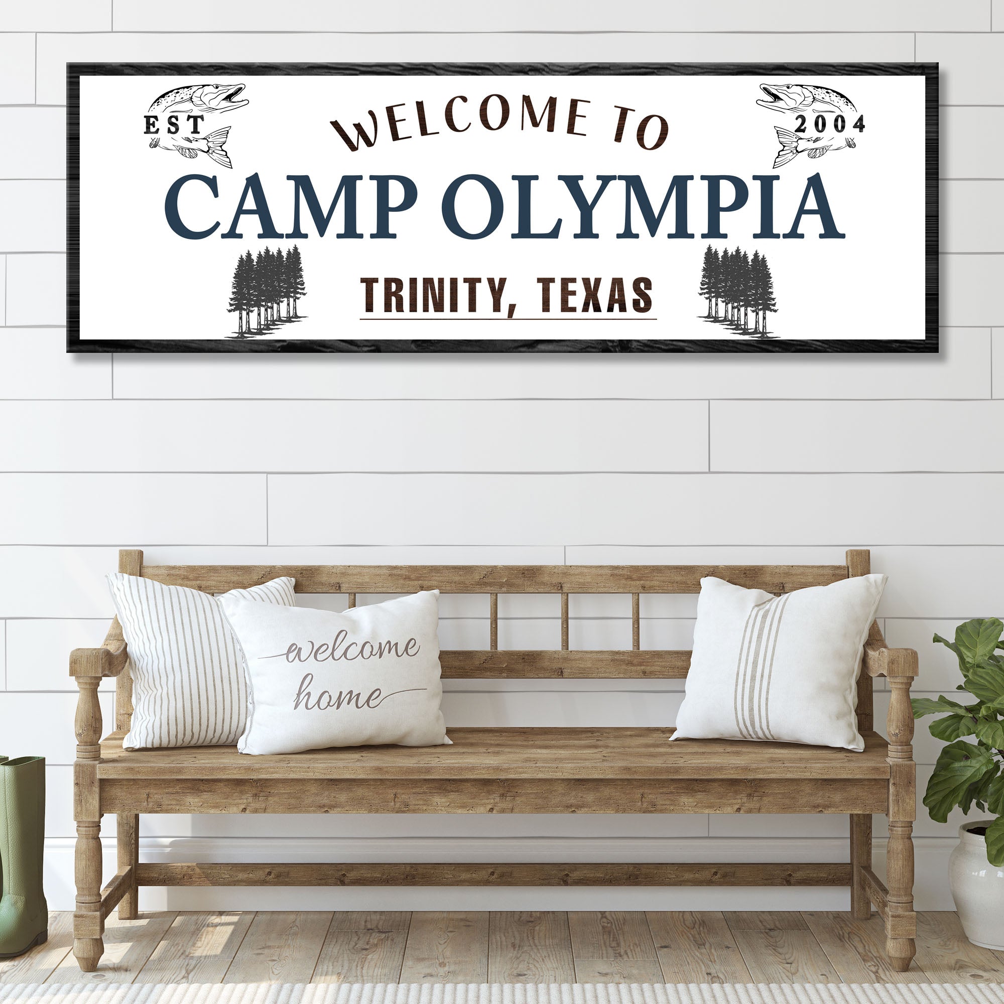 Welcome To Camp Sign on sale at MyriadMart