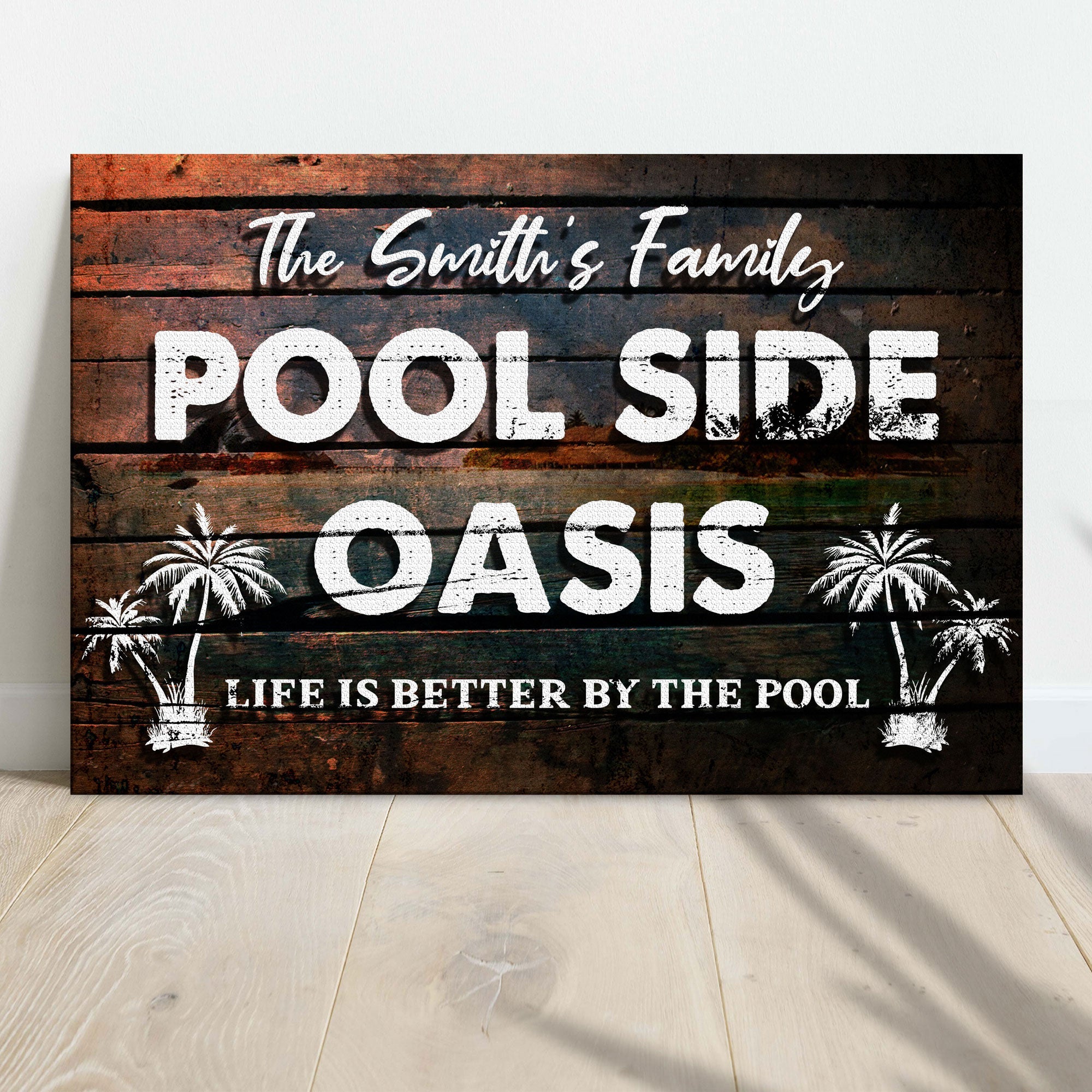 Poolside Oasis Sign on sale at MyriadMart