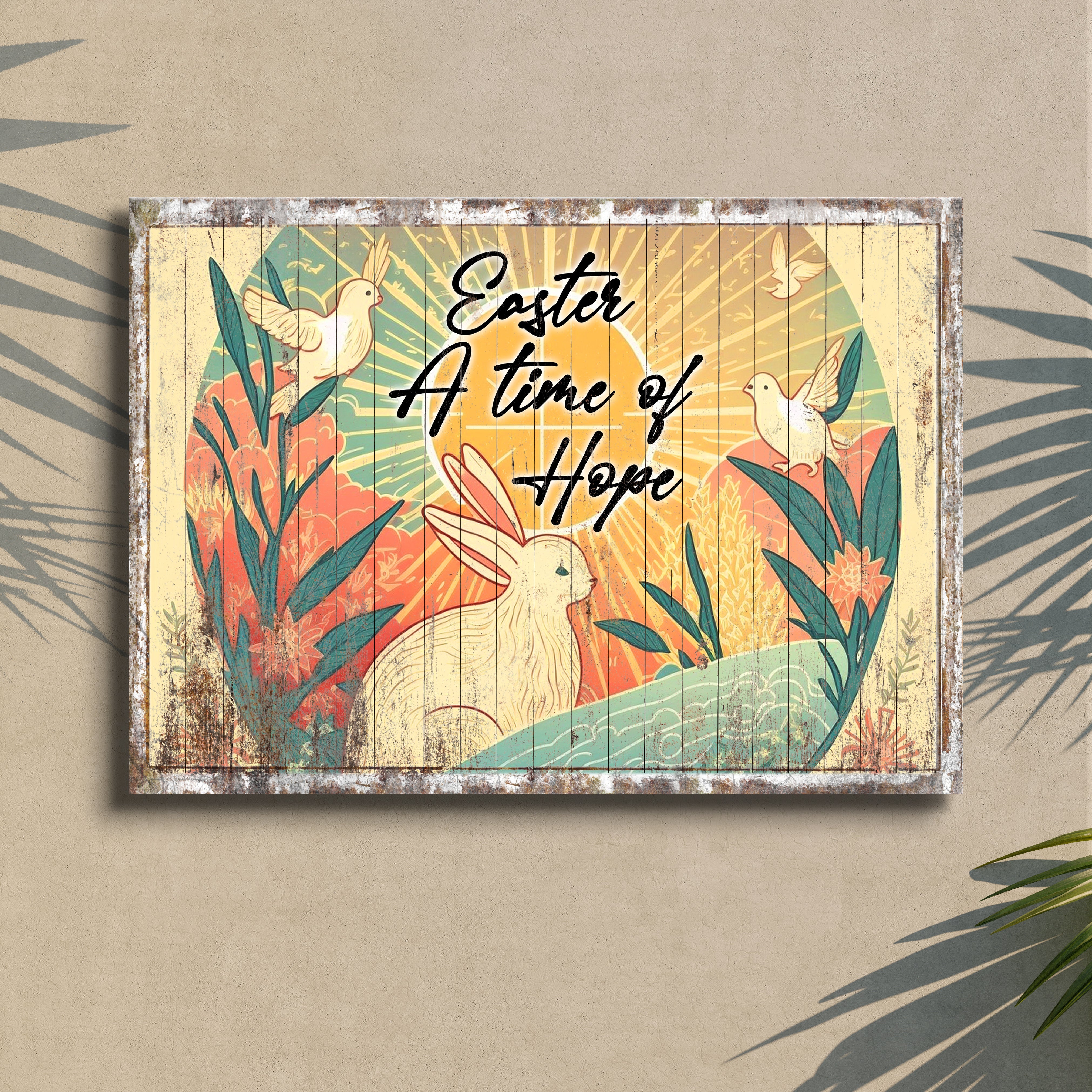 Easter A Time Of Hope Sign on sale at MyriadMart