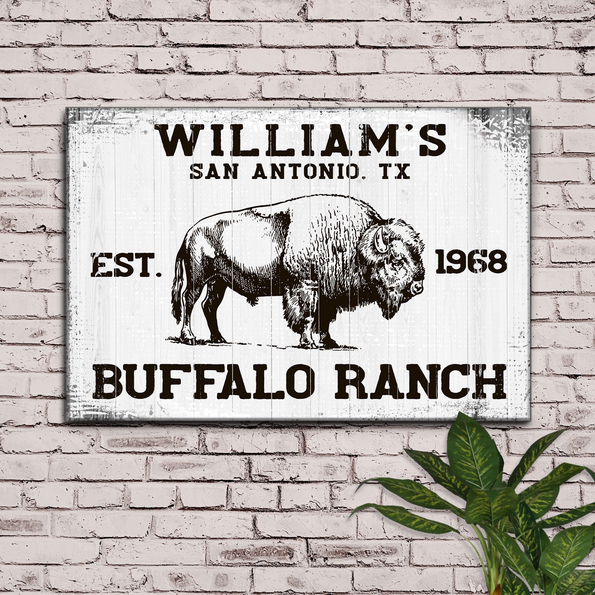 Buffalo Ranch Sign II on sale at MyriadMart