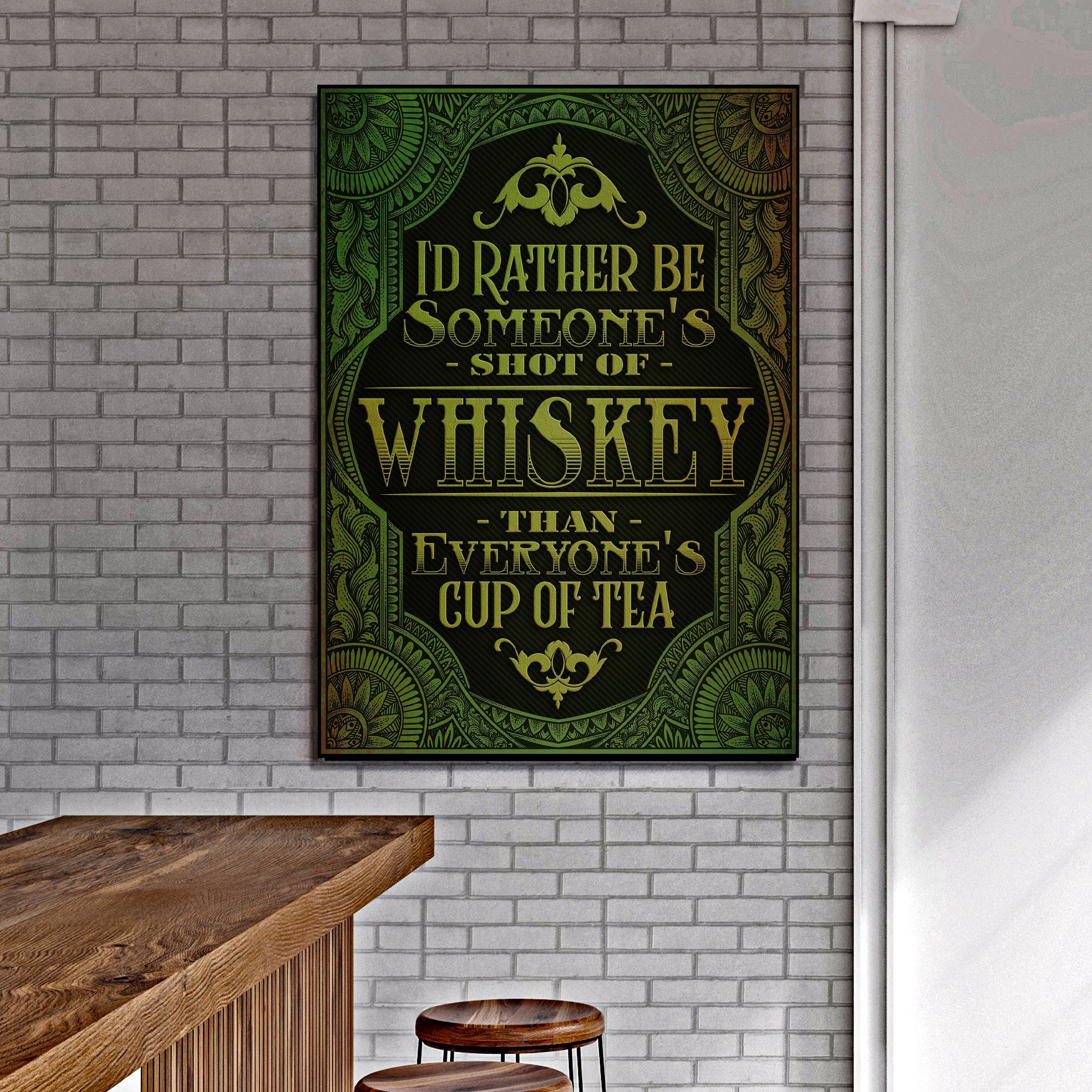 Whiskey Sign on sale at MyriadMart