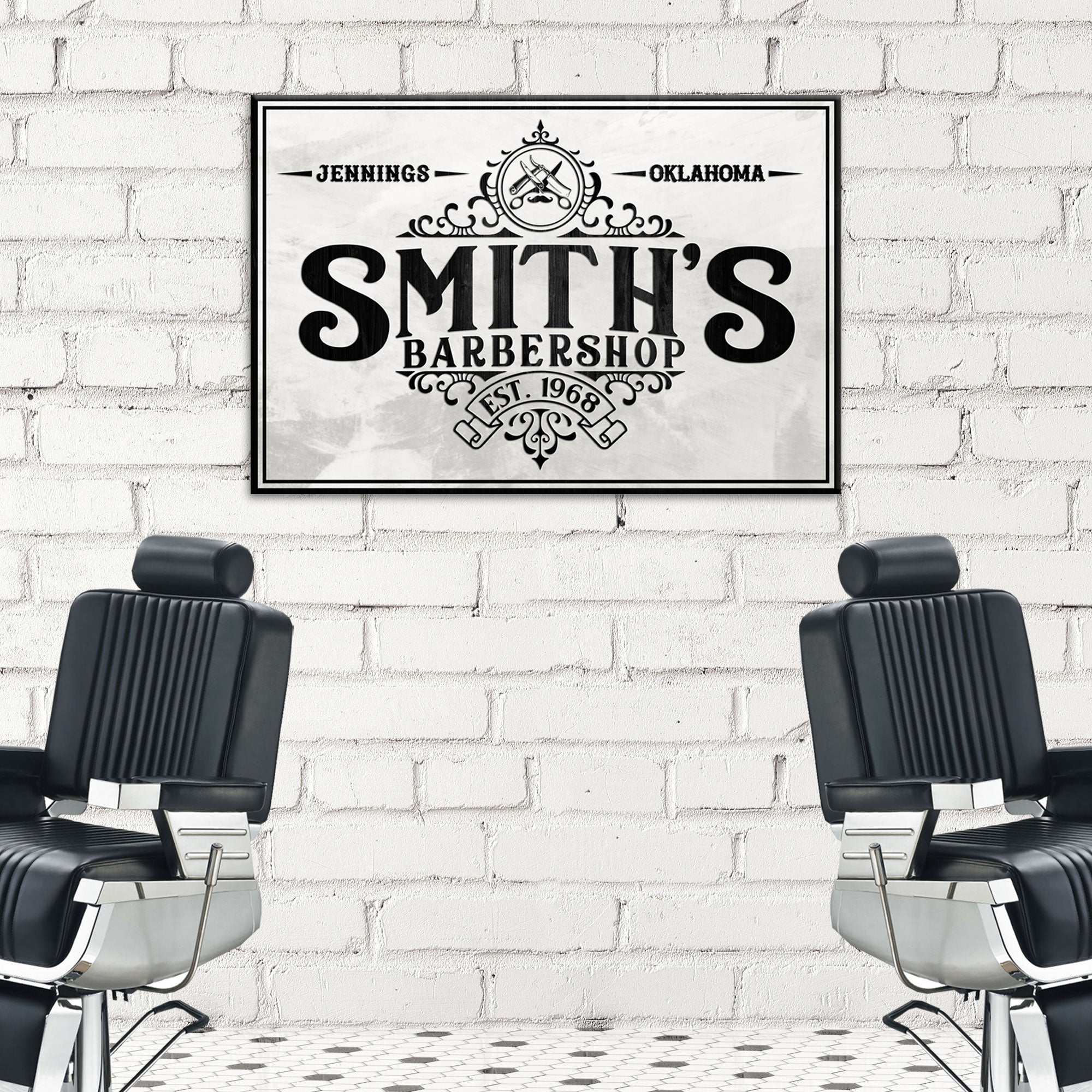 Barbershop Sign IV on sale at MyriadMart