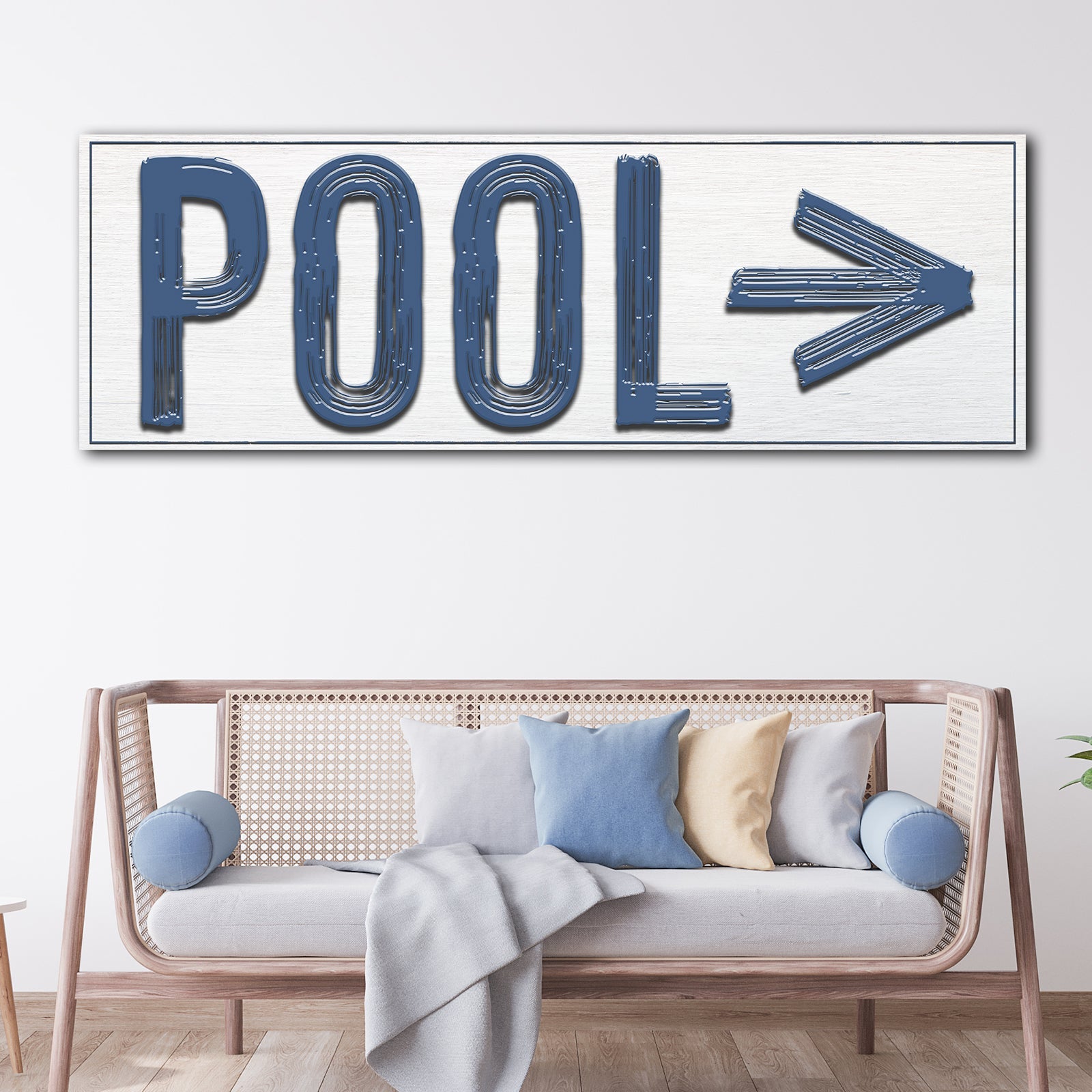 Pool Arrow Sign on sale at MyriadMart
