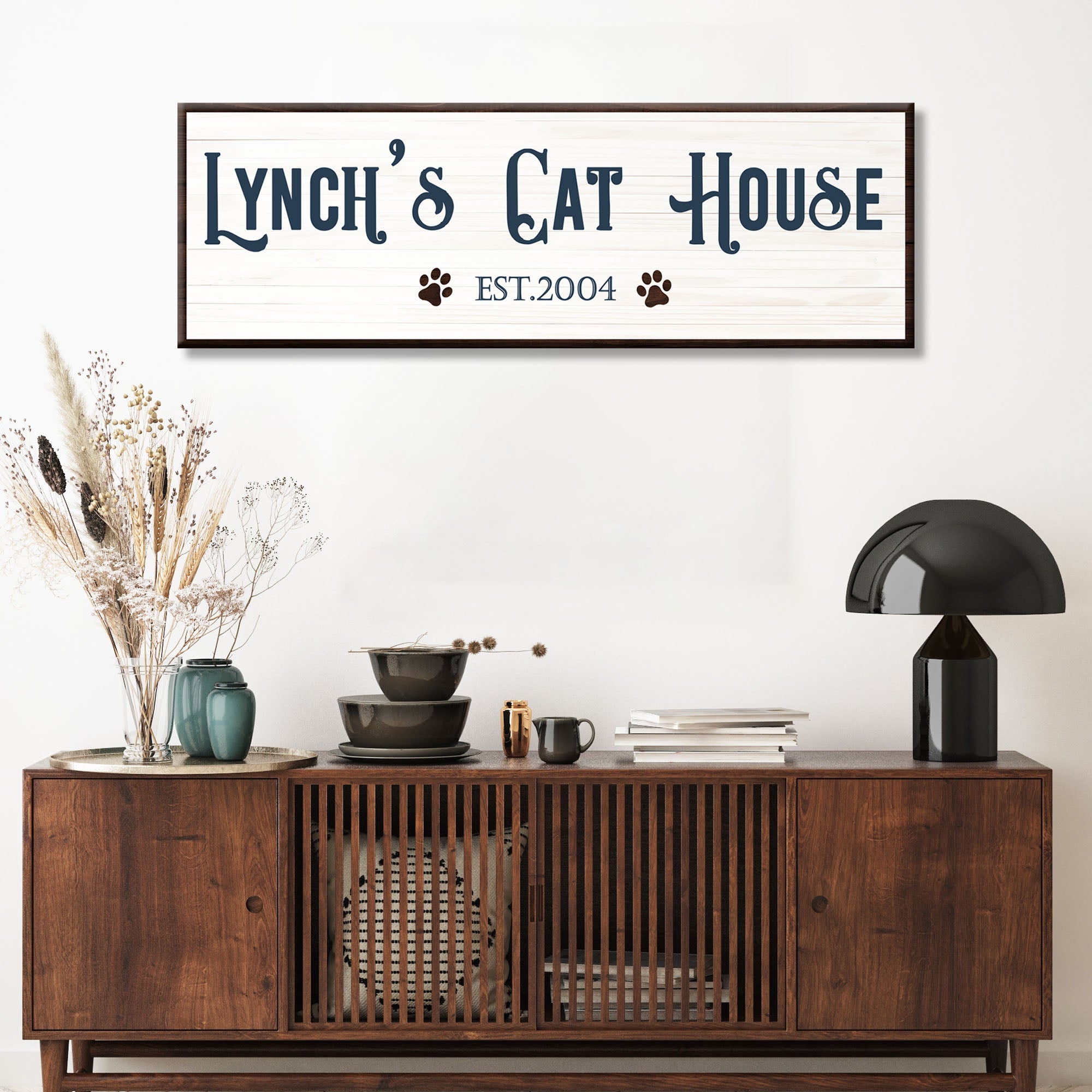 Cat House Sign on sale at MyriadMart