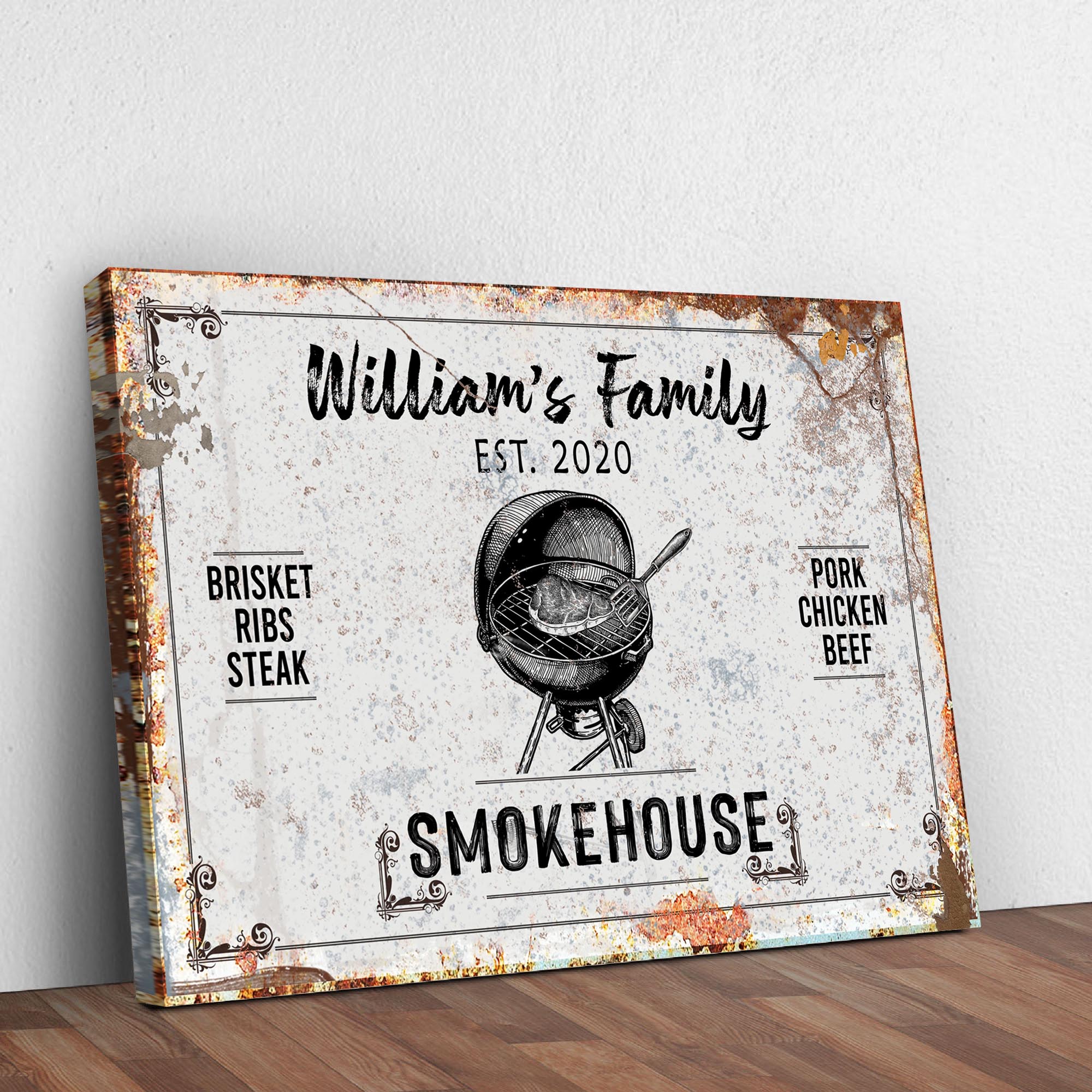 Family Smokehouse Sign II on sale at MyriadMart