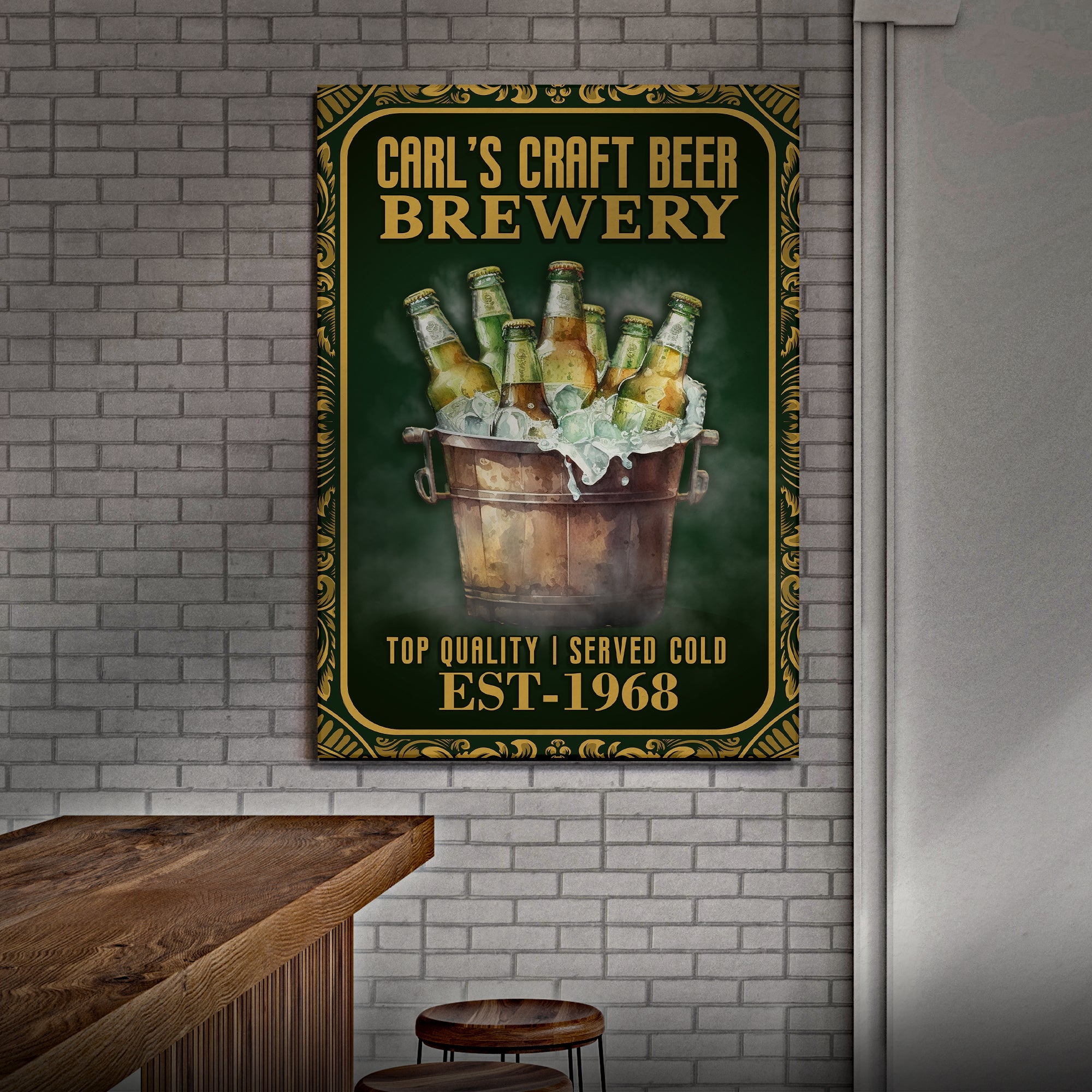 Craft Beer Brewery Sign on sale at MyriadMart
