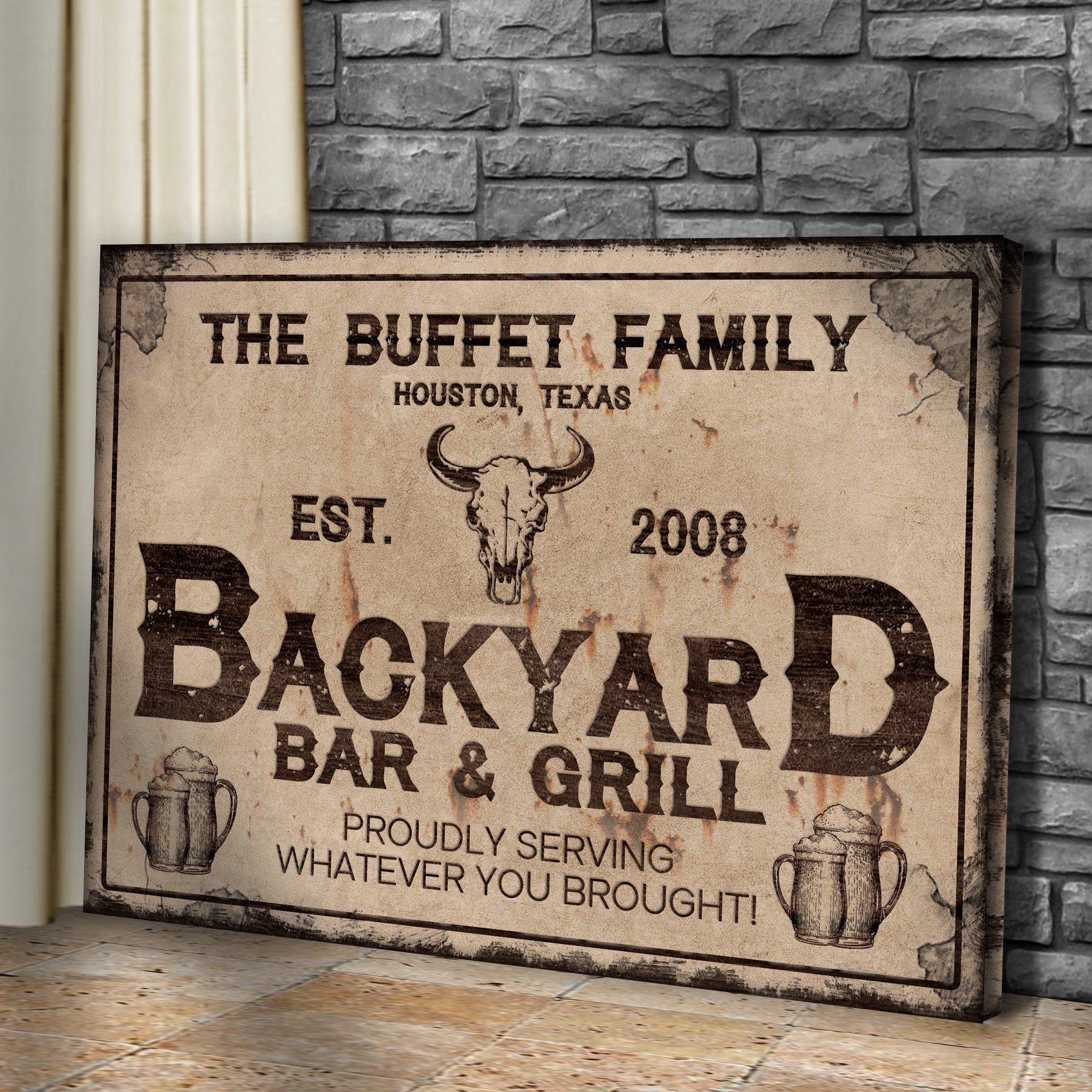 Backyard Bar & Grill Sign VIII on sale at MyriadMart