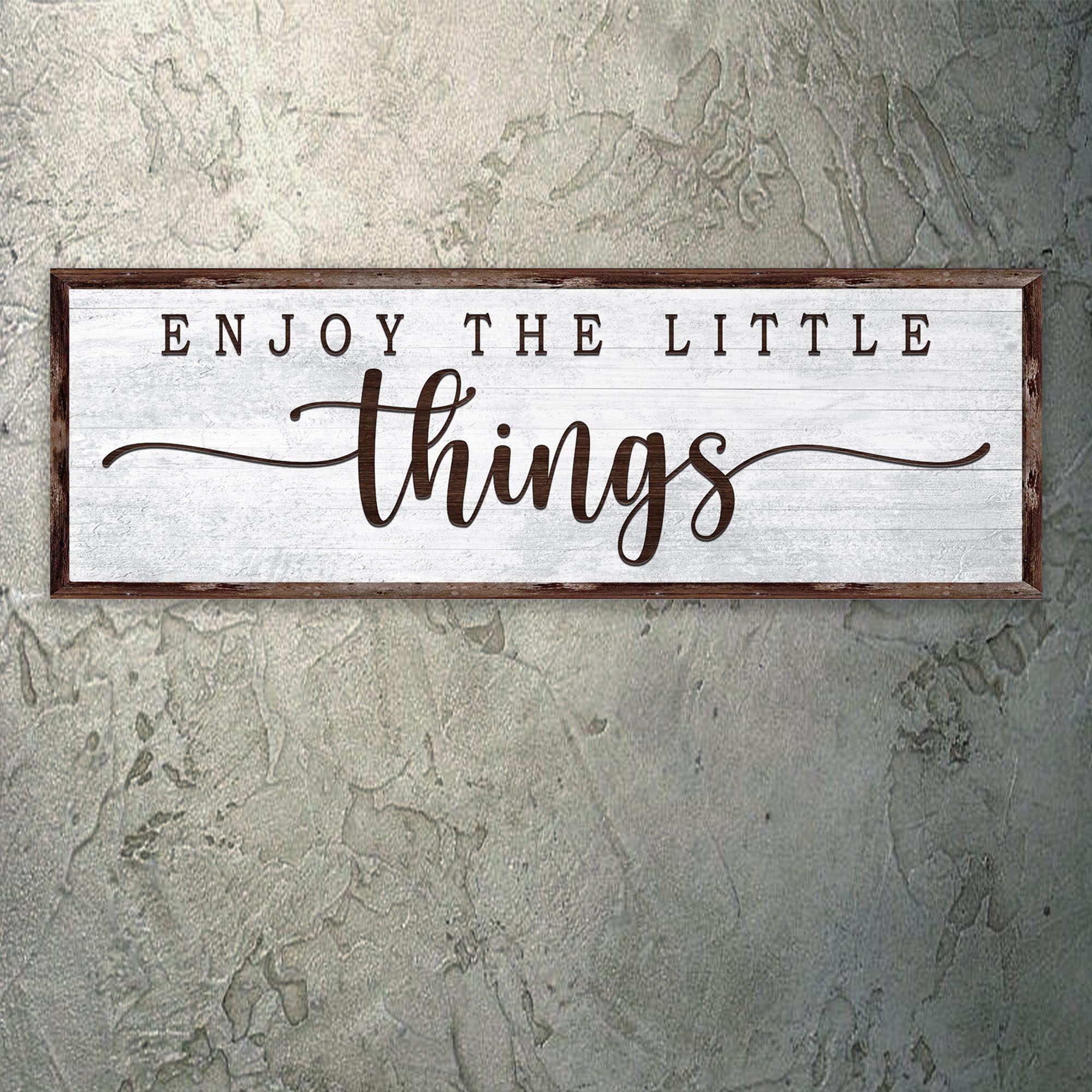 Enjoy the Little Things Sign on sale at MyriadMart