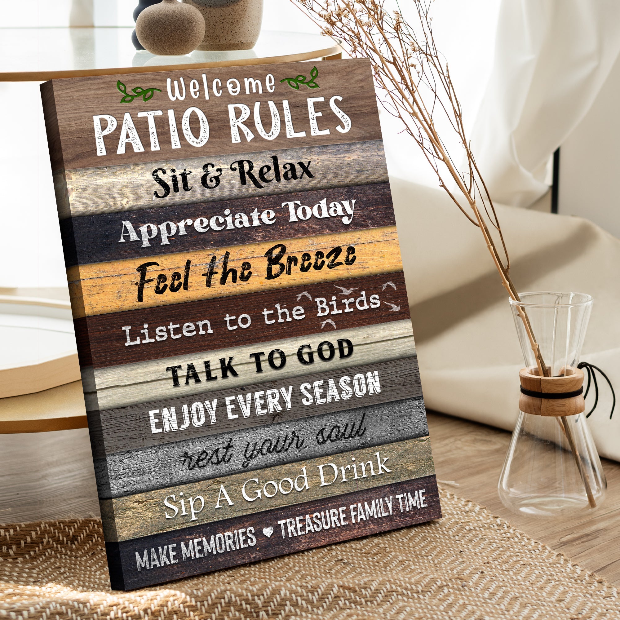 Patio Rules Sign III on sale at MyriadMart