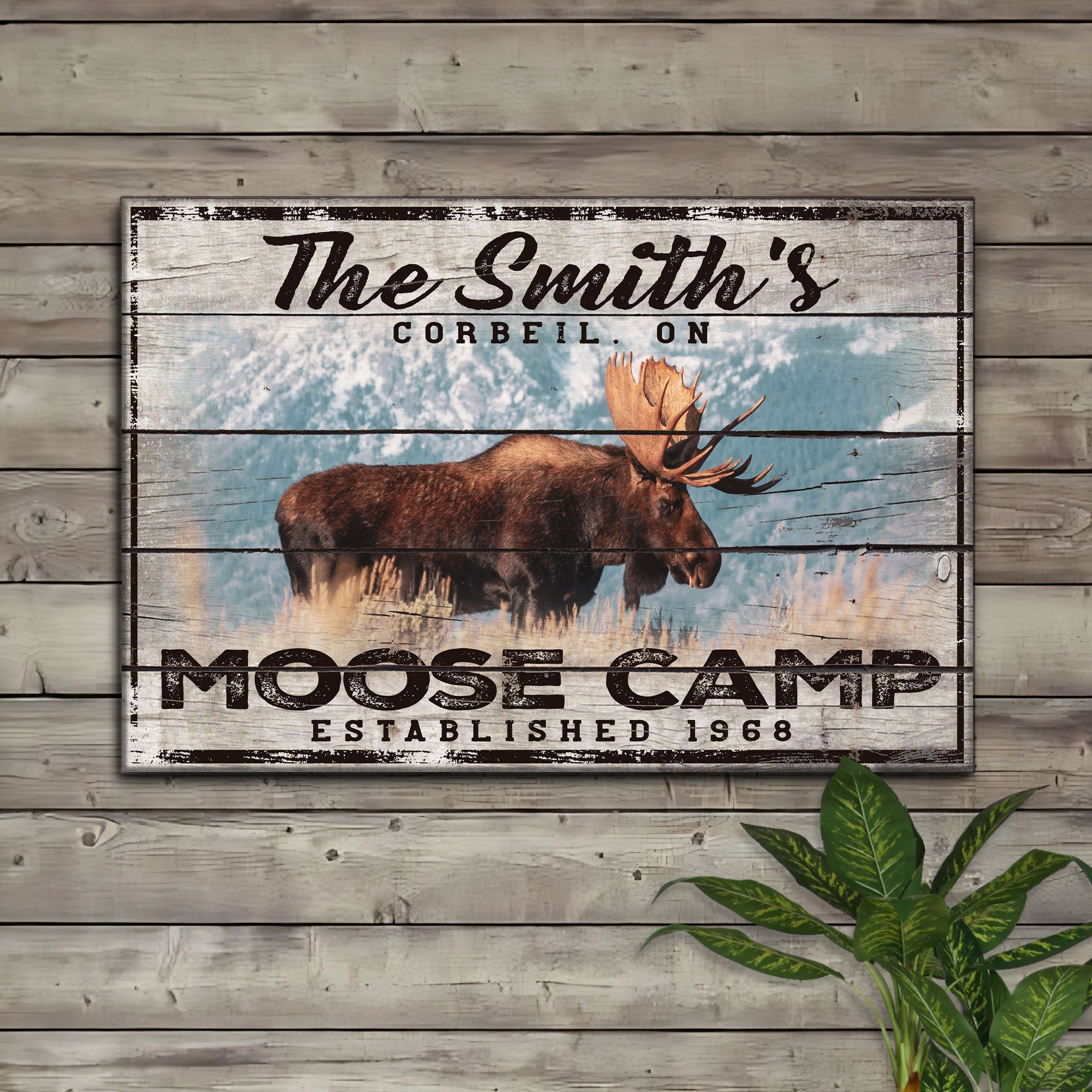 Moose Camp Sign on sale at MyriadMart