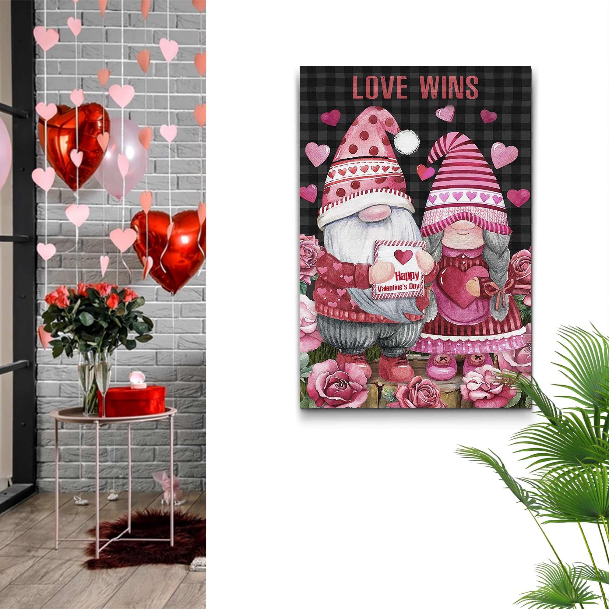 Valentine Gnomes Sign II on sale at MyriadMart
