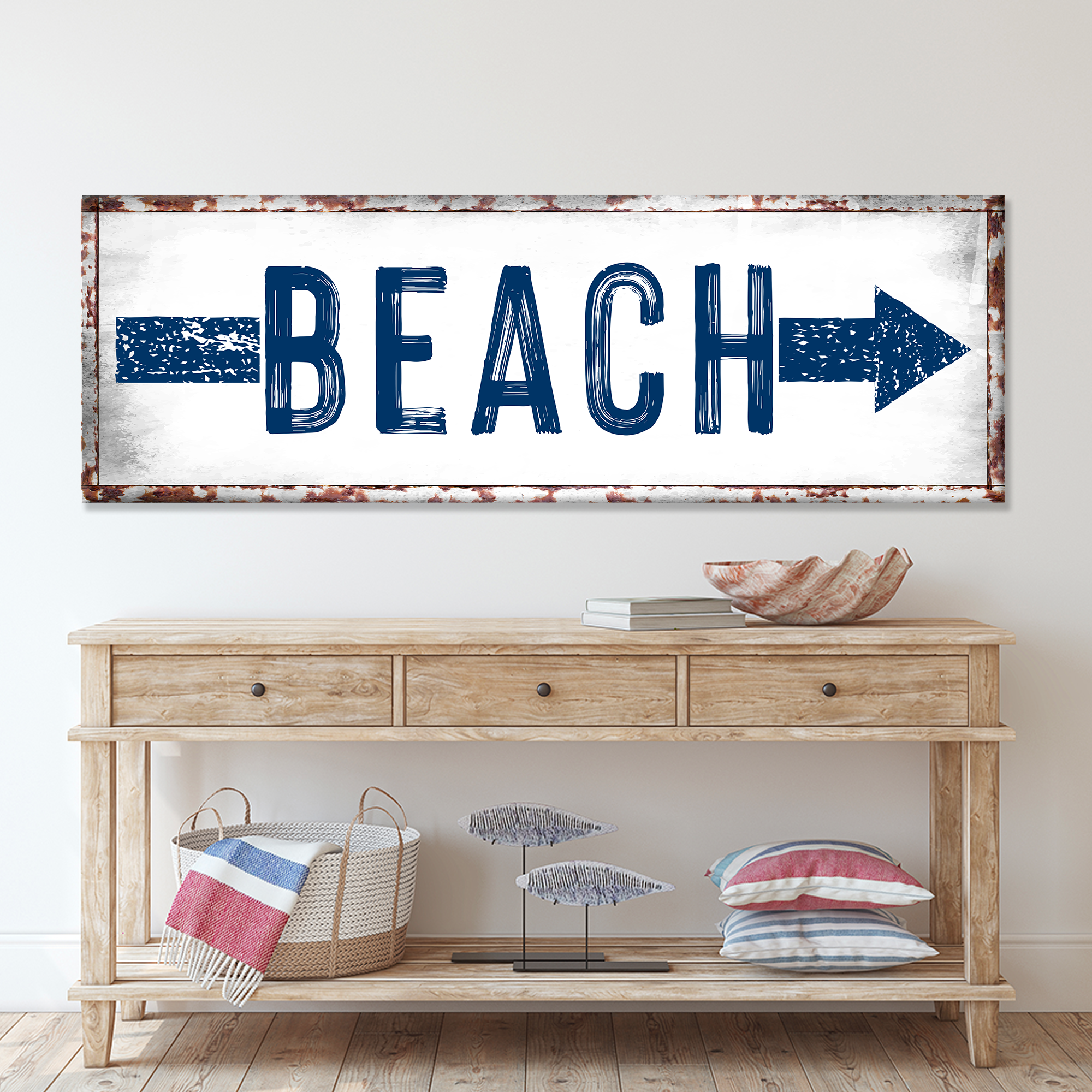 Beach Arrow Sign on sale at MyriadMart