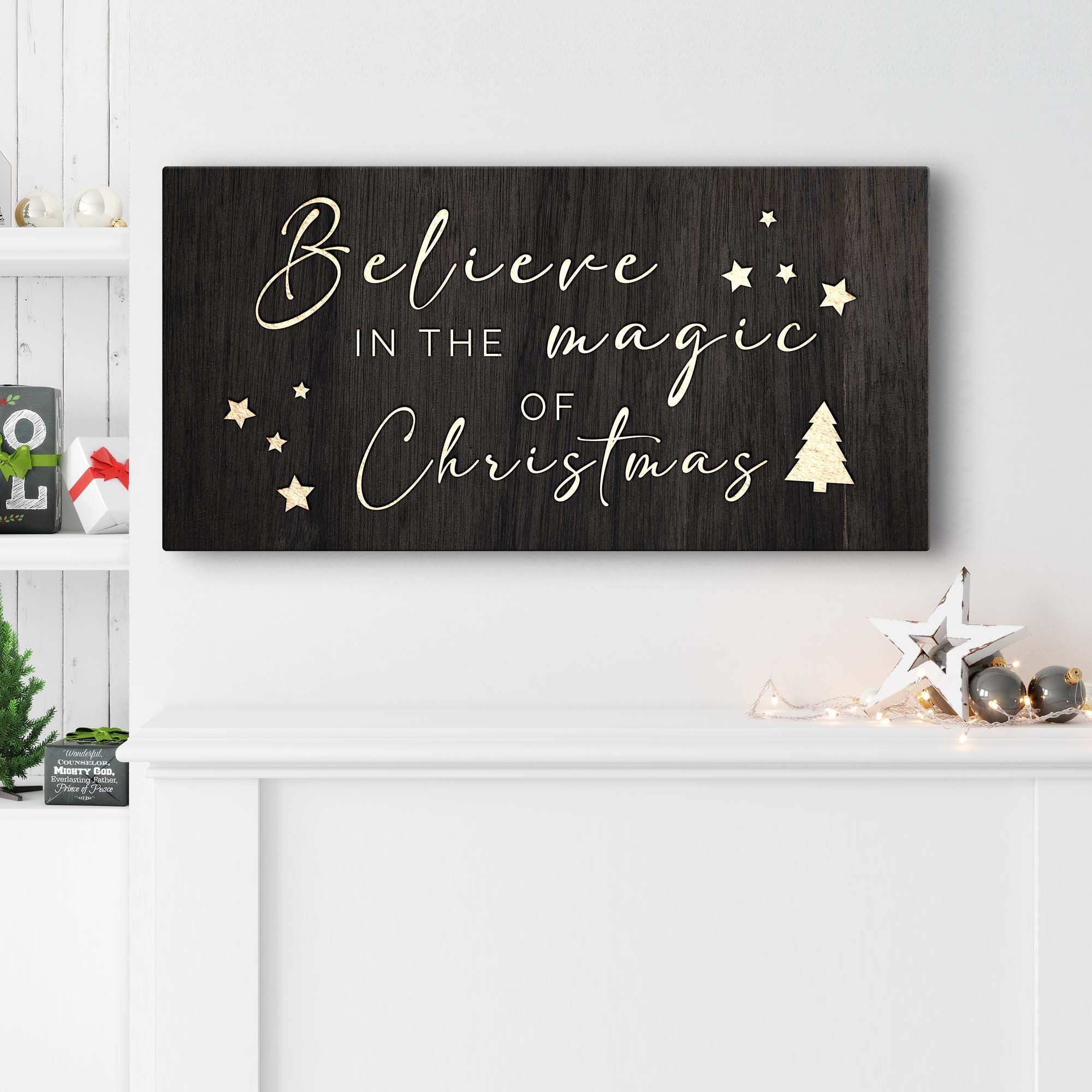 Believe In The Magic Of Christmas Sign II on sale at MyriadMart
