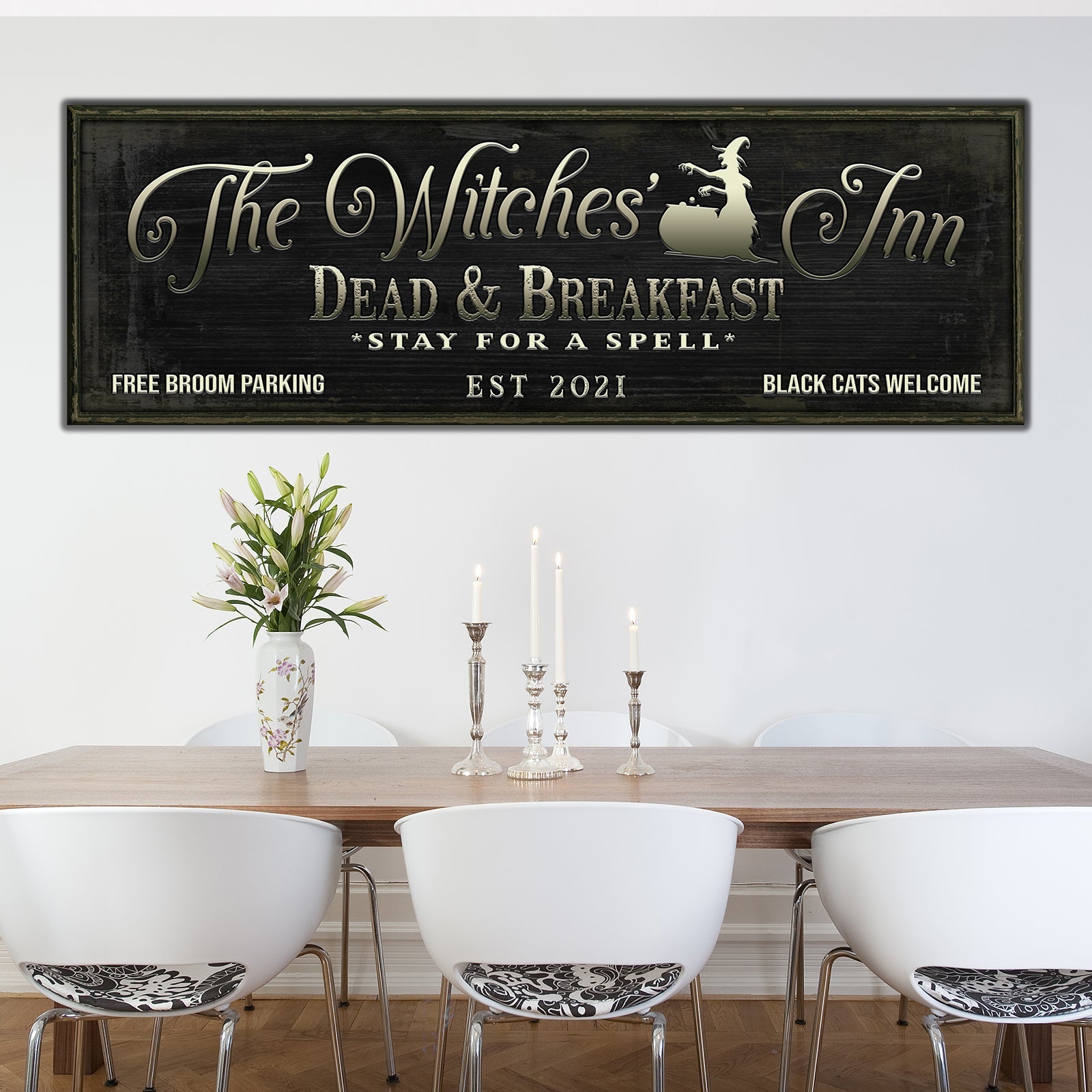 The Witches Inn Sign on sale at MyriadMart