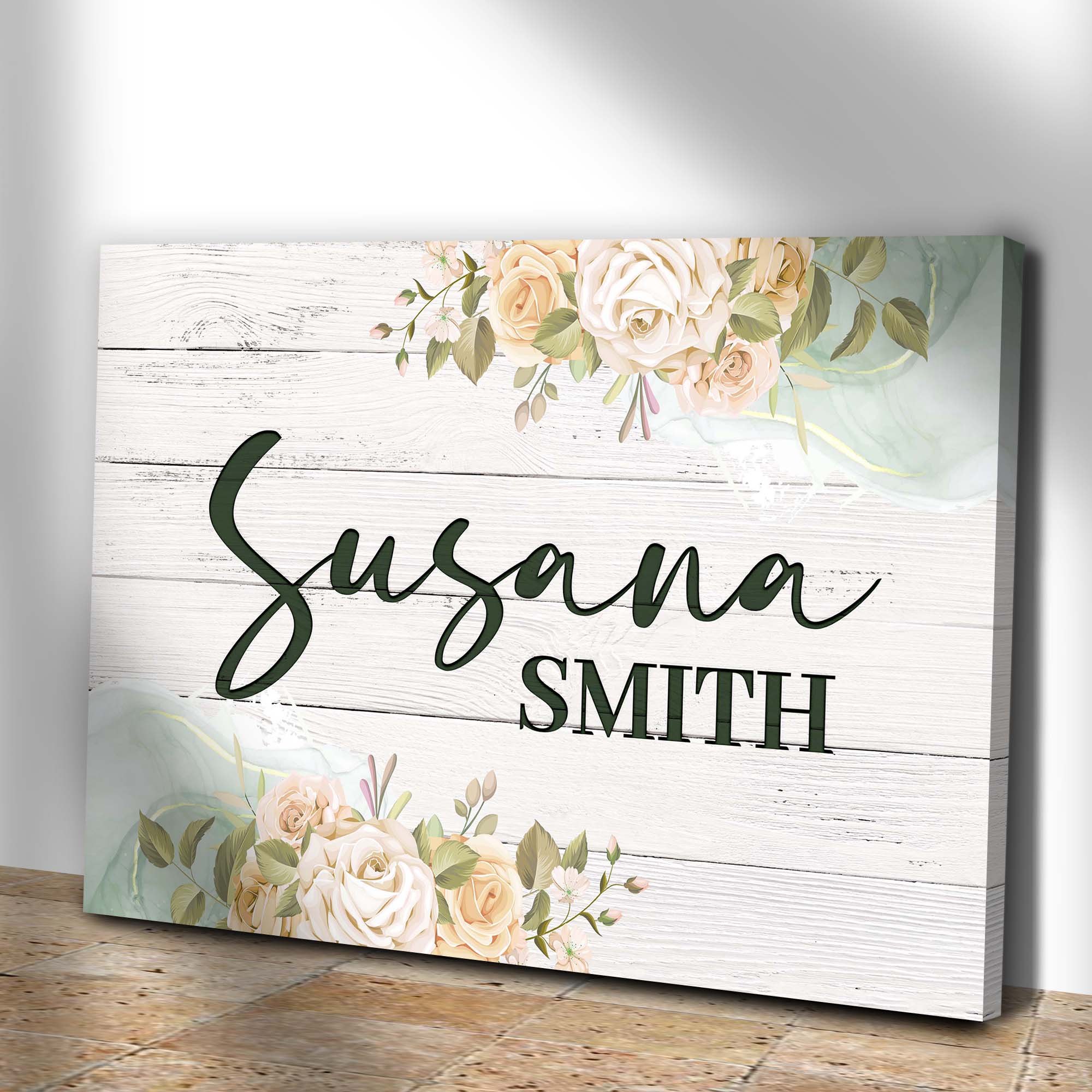 Floral Girls Room Sign on sale at MyriadMart