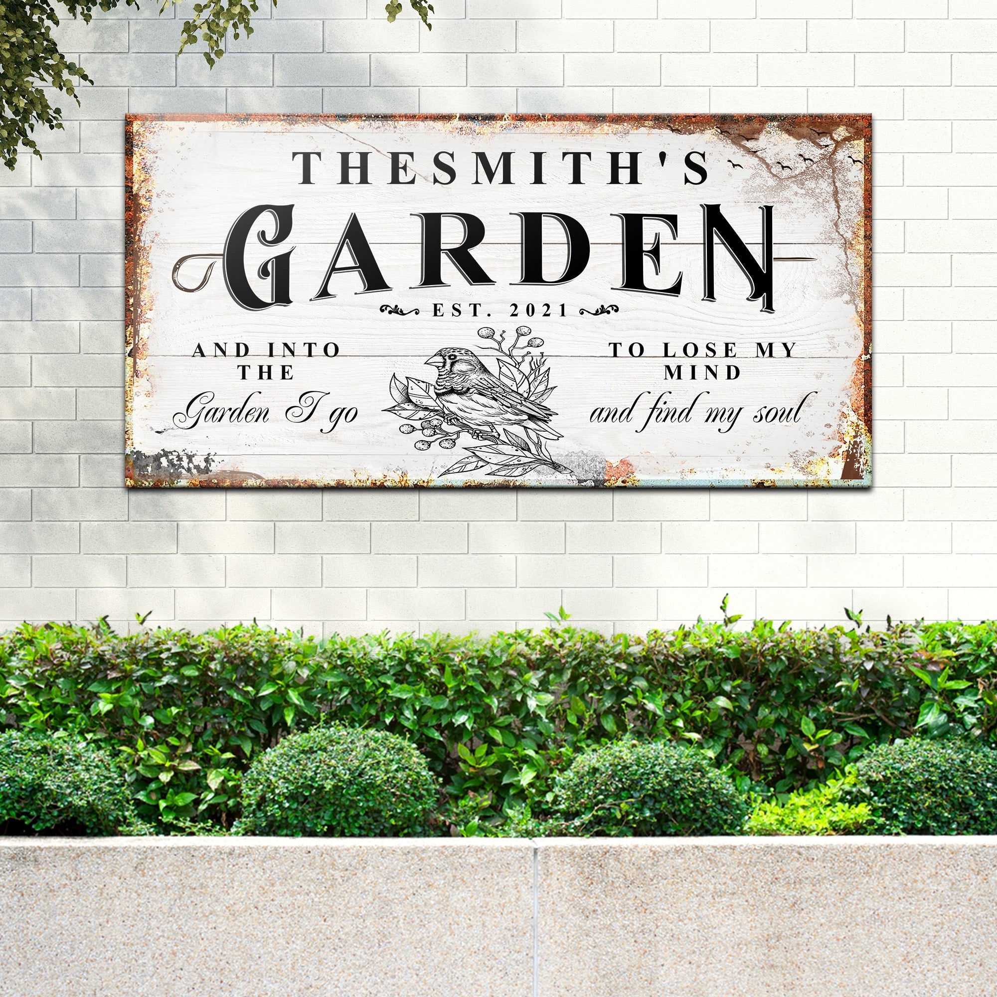 Family Garden Sign on sale at MyriadMart