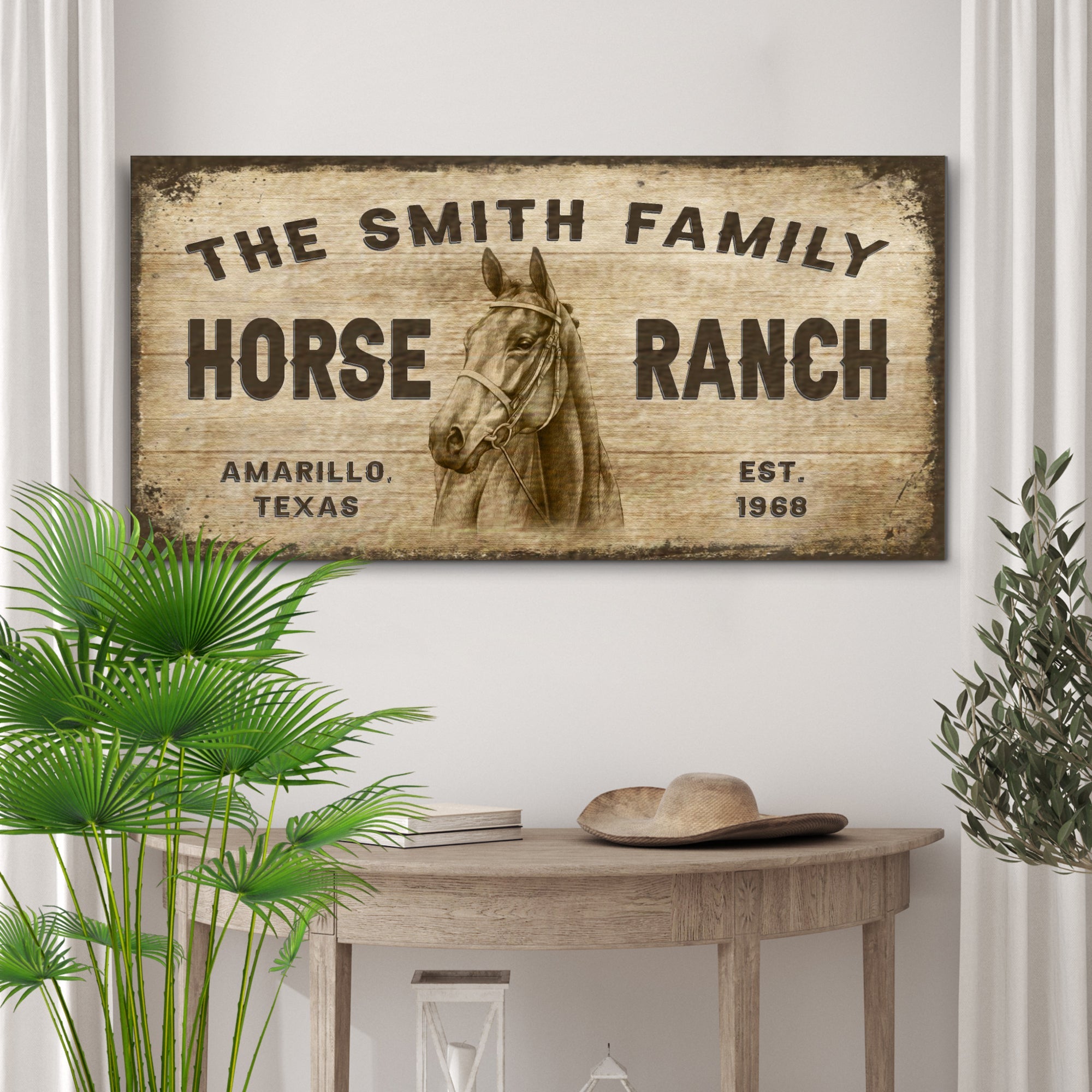 Family Horse Ranch Sign III on sale at MyriadMart
