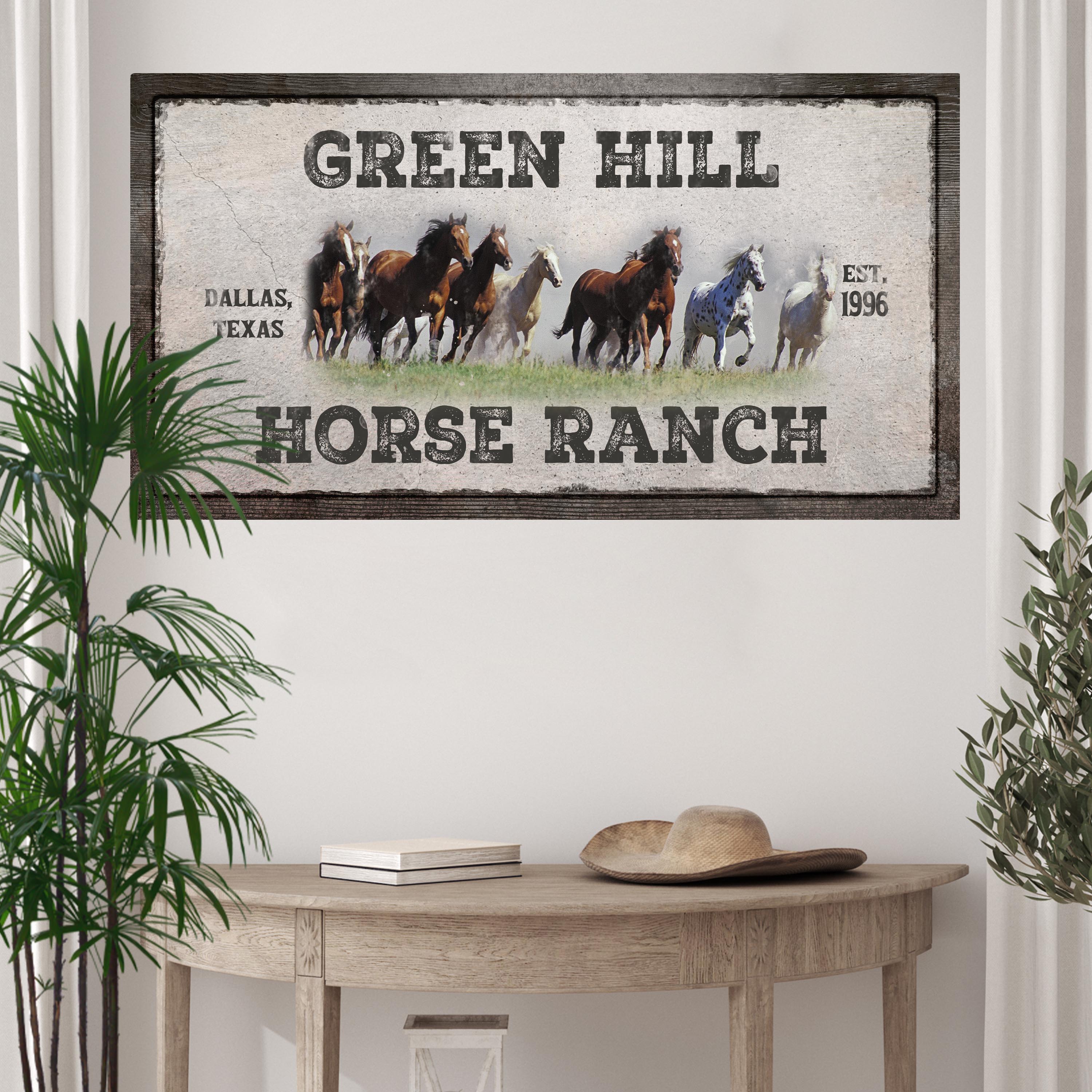 Family Horse Ranch Sign V on sale at MyriadMart