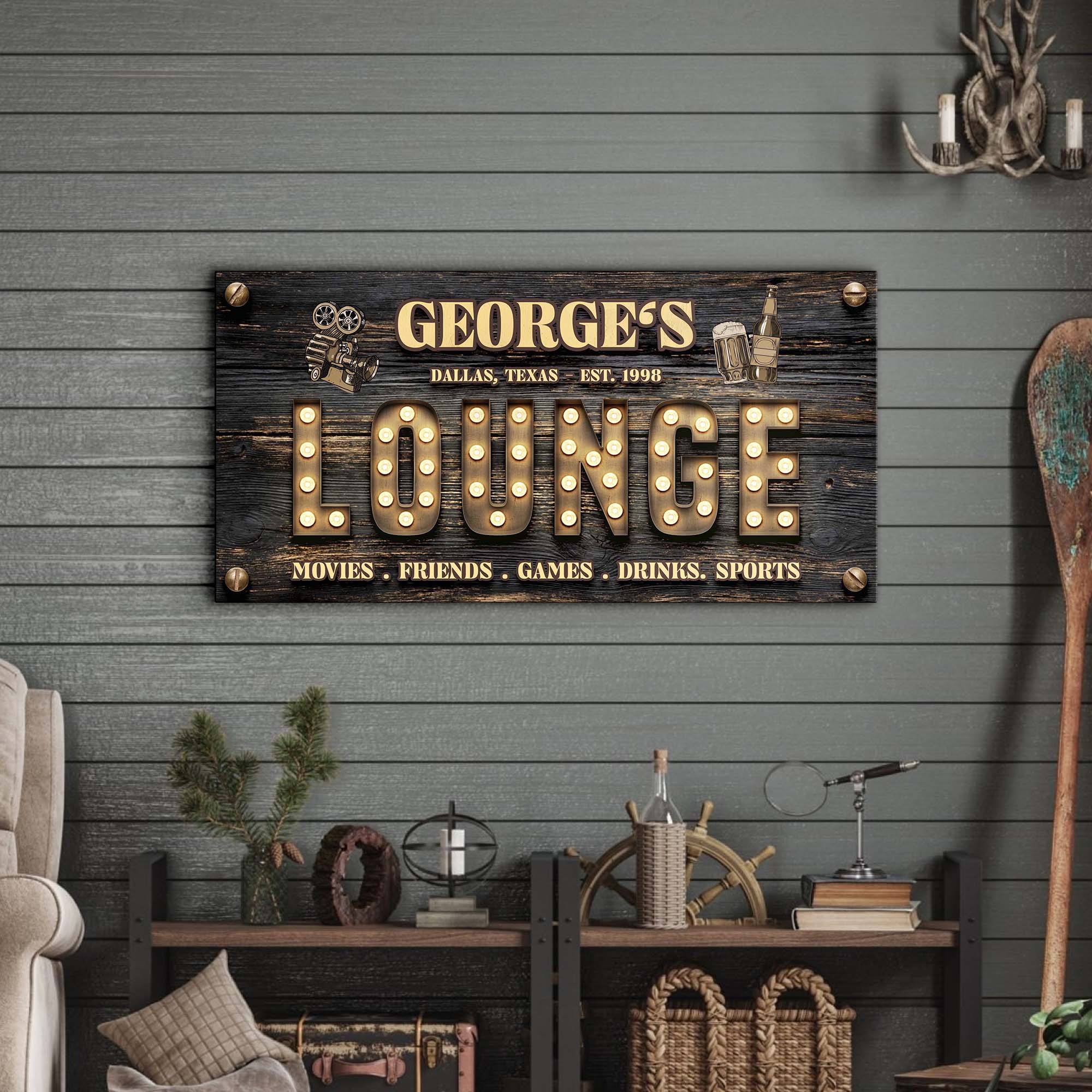 Movies, Friends Lounge Sign on sale at MyriadMart