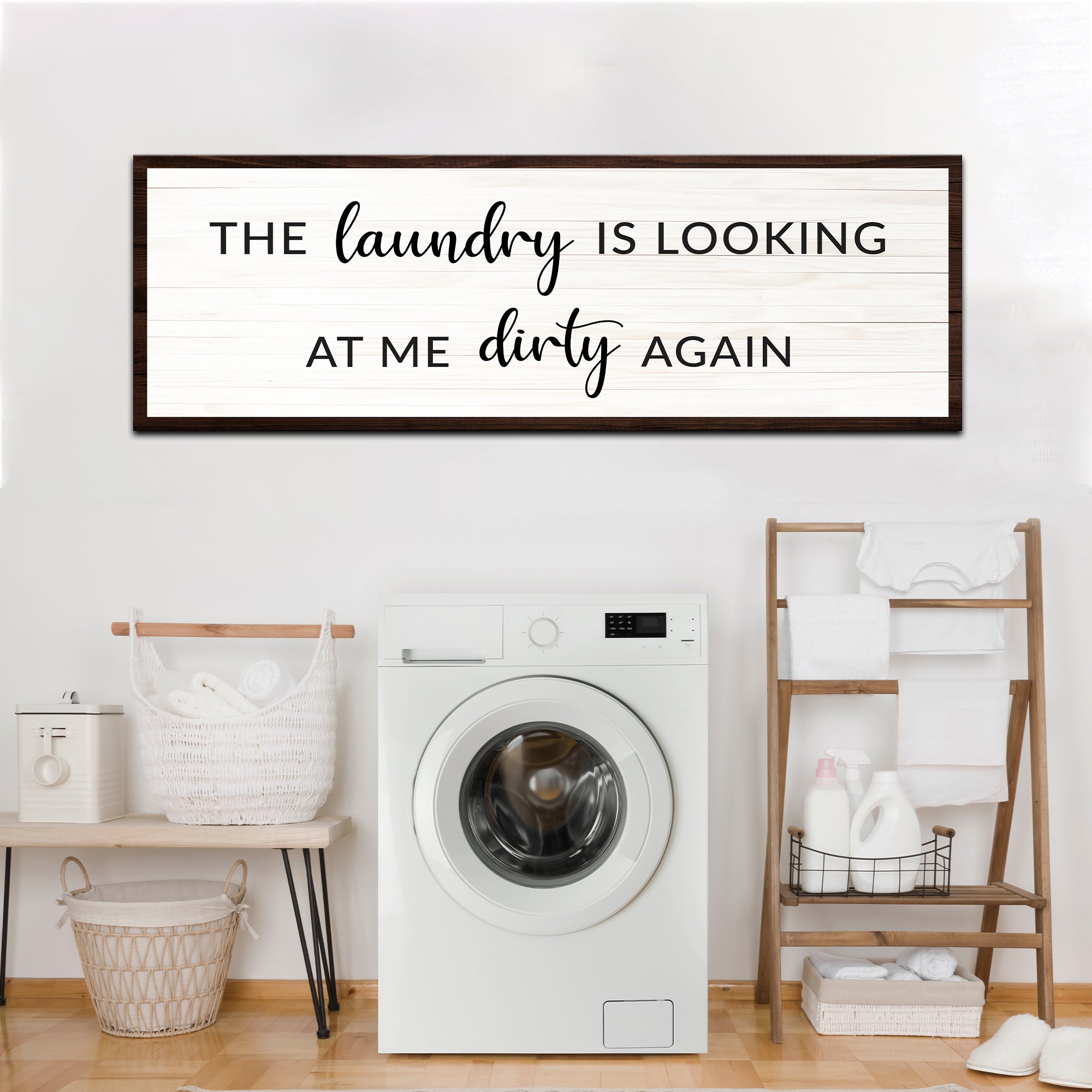 Dirty Laundry Sign III on sale at MyriadMart
