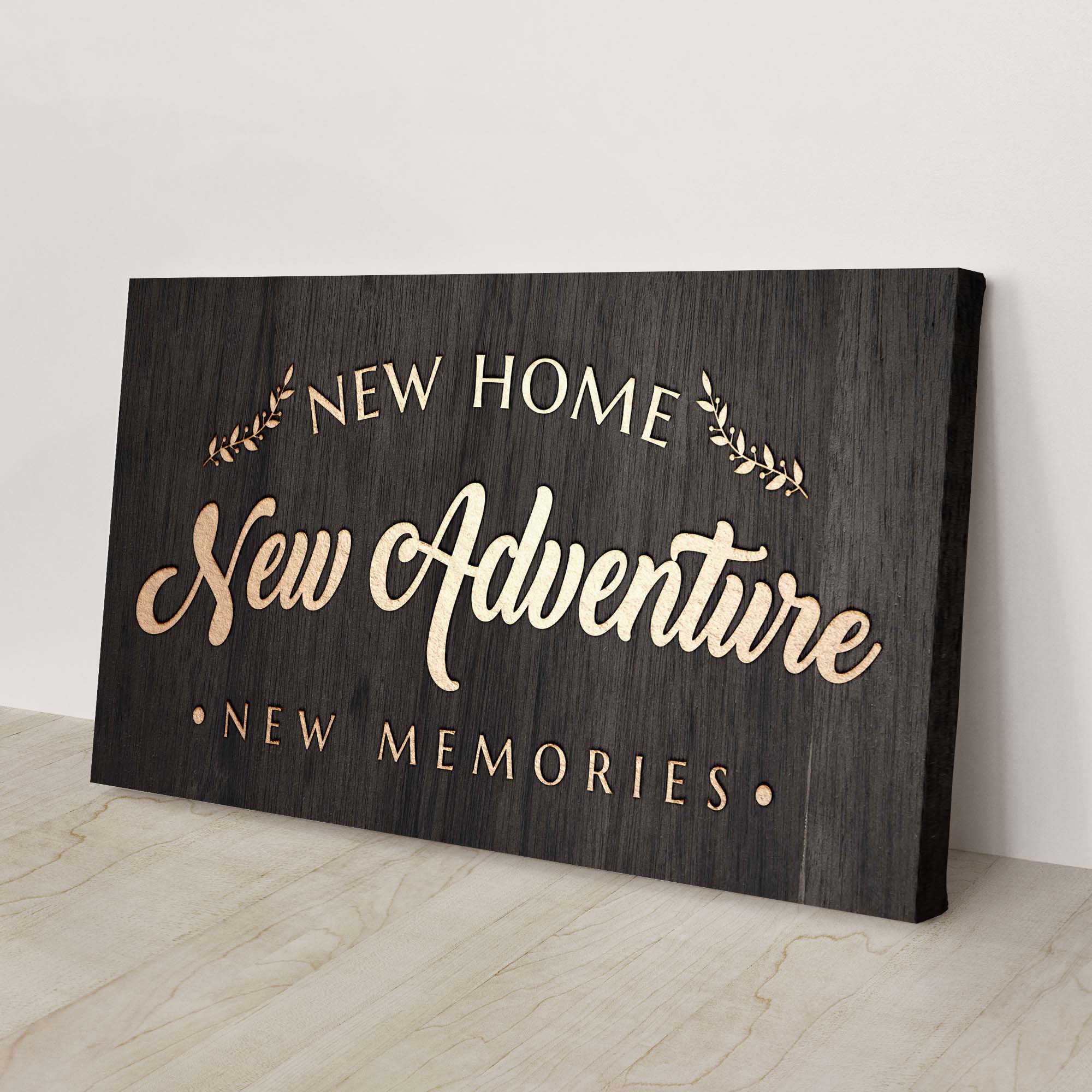 New Home New Adventure New Memories Sign on sale at MyriadMart