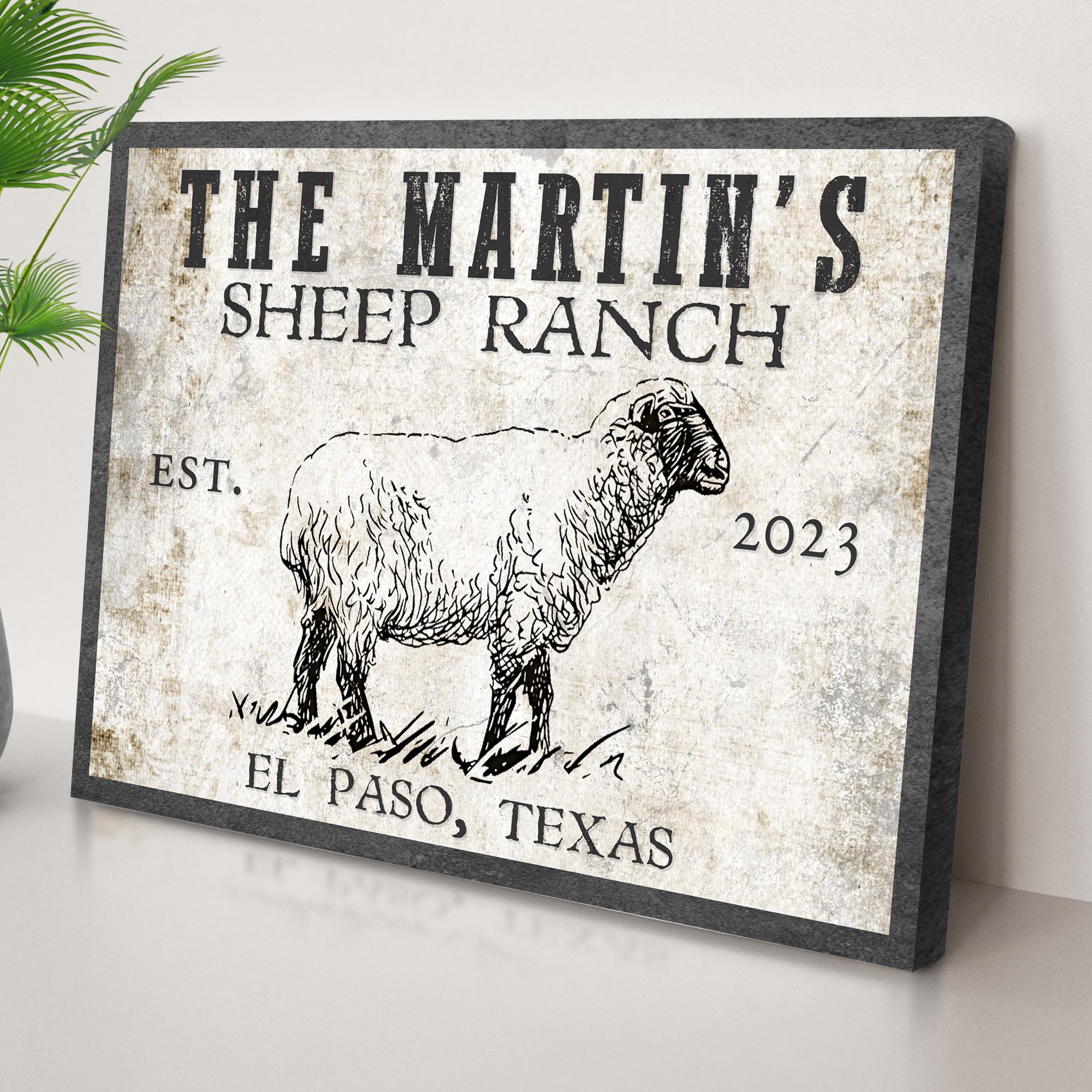 Sheep Ranch Sign II on sale at MyriadMart