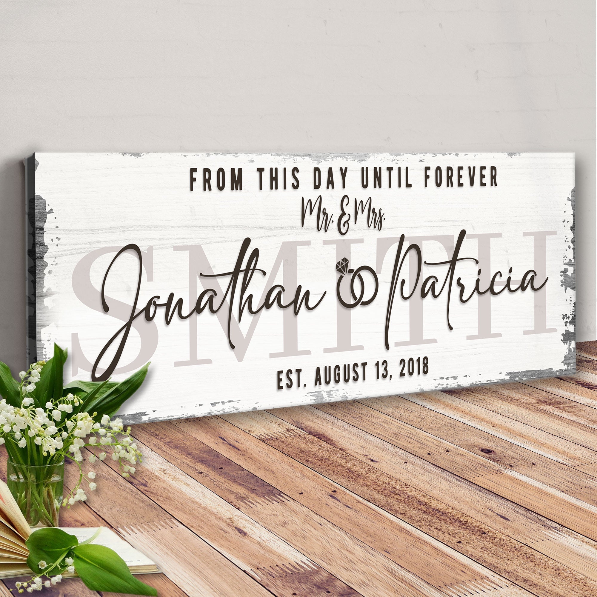 Custom Wedding Sign II on sale at MyriadMart