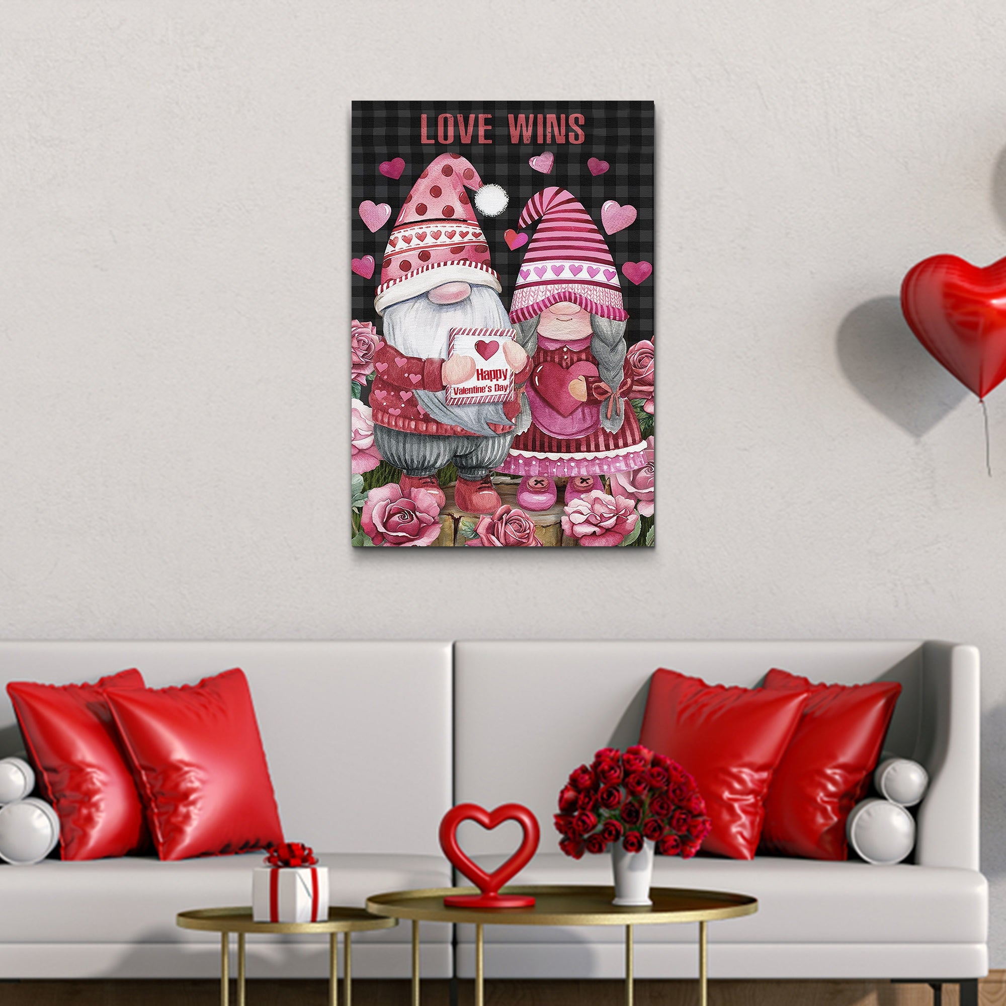 Valentine Gnomes Sign II on sale at MyriadMart