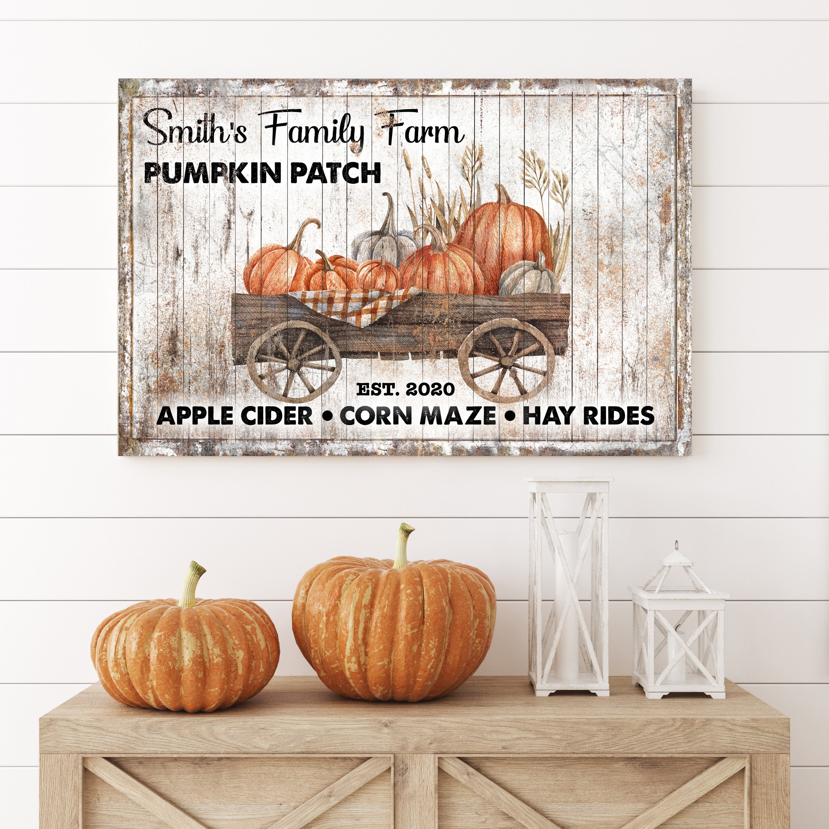 Family Pick Your Own Pumpkin Patch Sign II on sale at MyriadMart