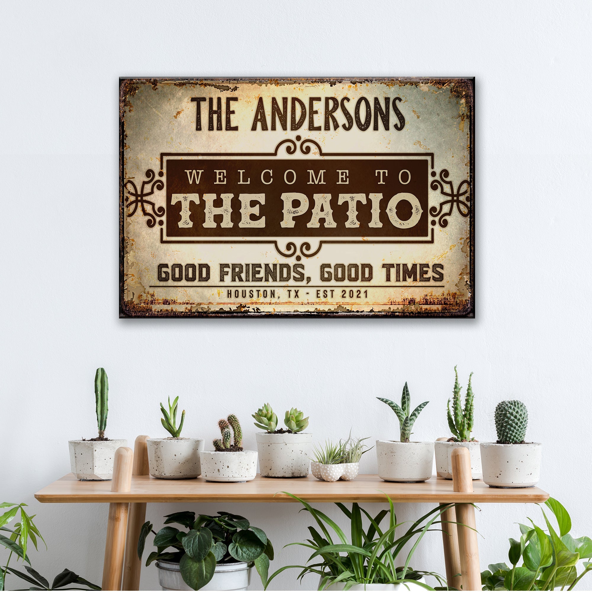 Welcome To The Patio Sign on sale at MyriadMart