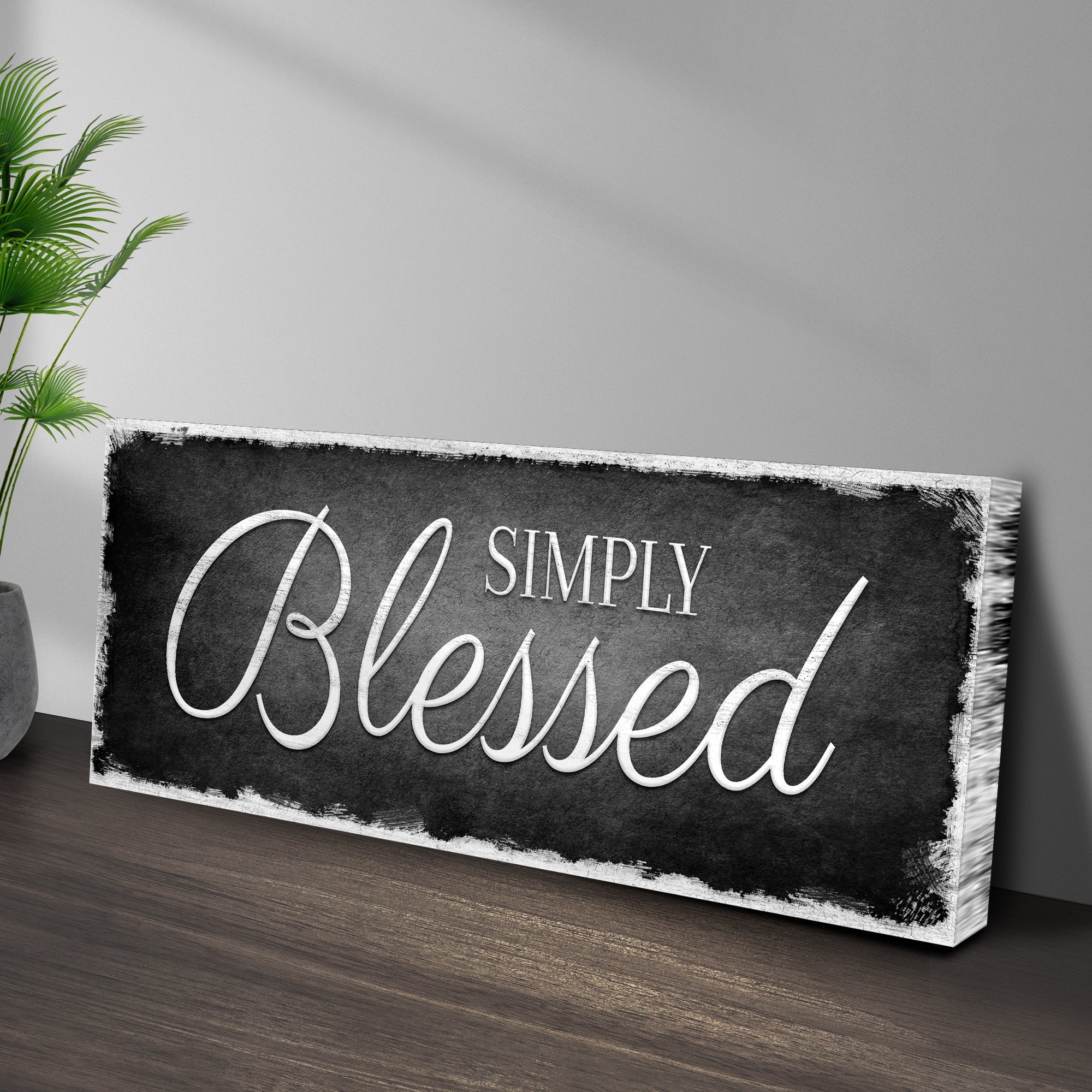 Simply Blessed Sign on sale at MyriadMart